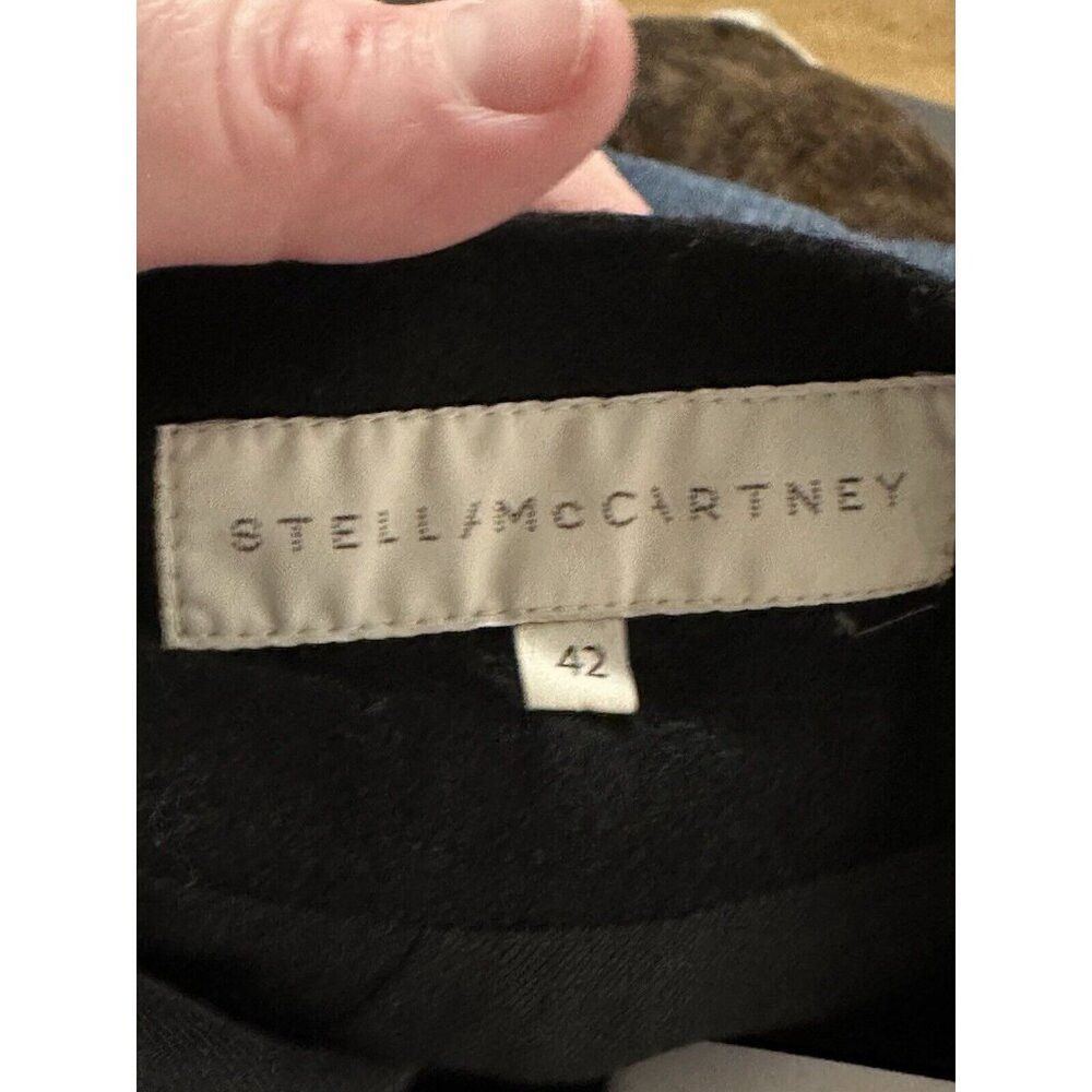 Stella McCartney Stella McCartney Women's IT 42 US 6 Mini Skirt Black Wool C Size 28" / US 6 / IT 42 - 3 Thumbnail