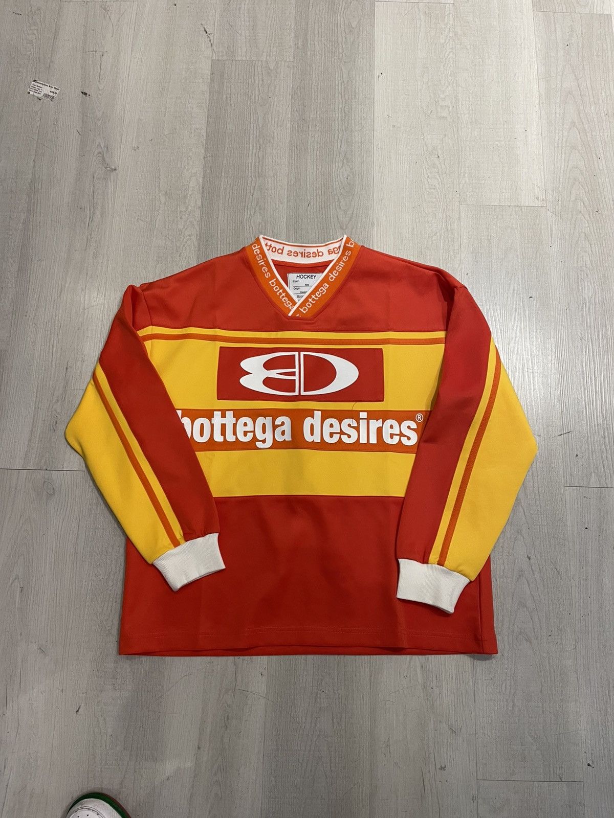 Bottega Desires Hockey Jersey Orange S