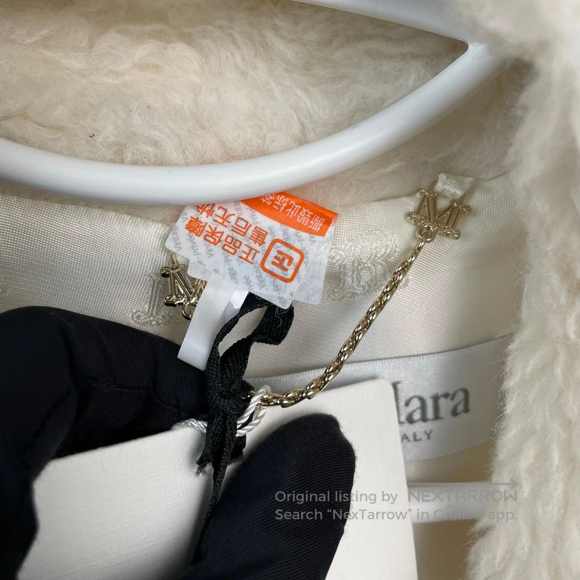 Max Mara Max Mara Off-White Alpaca Fleece Teddy Bear Cloak Coat| Size M / US 6-8 / IT 42-44 - 6 Thumbnail