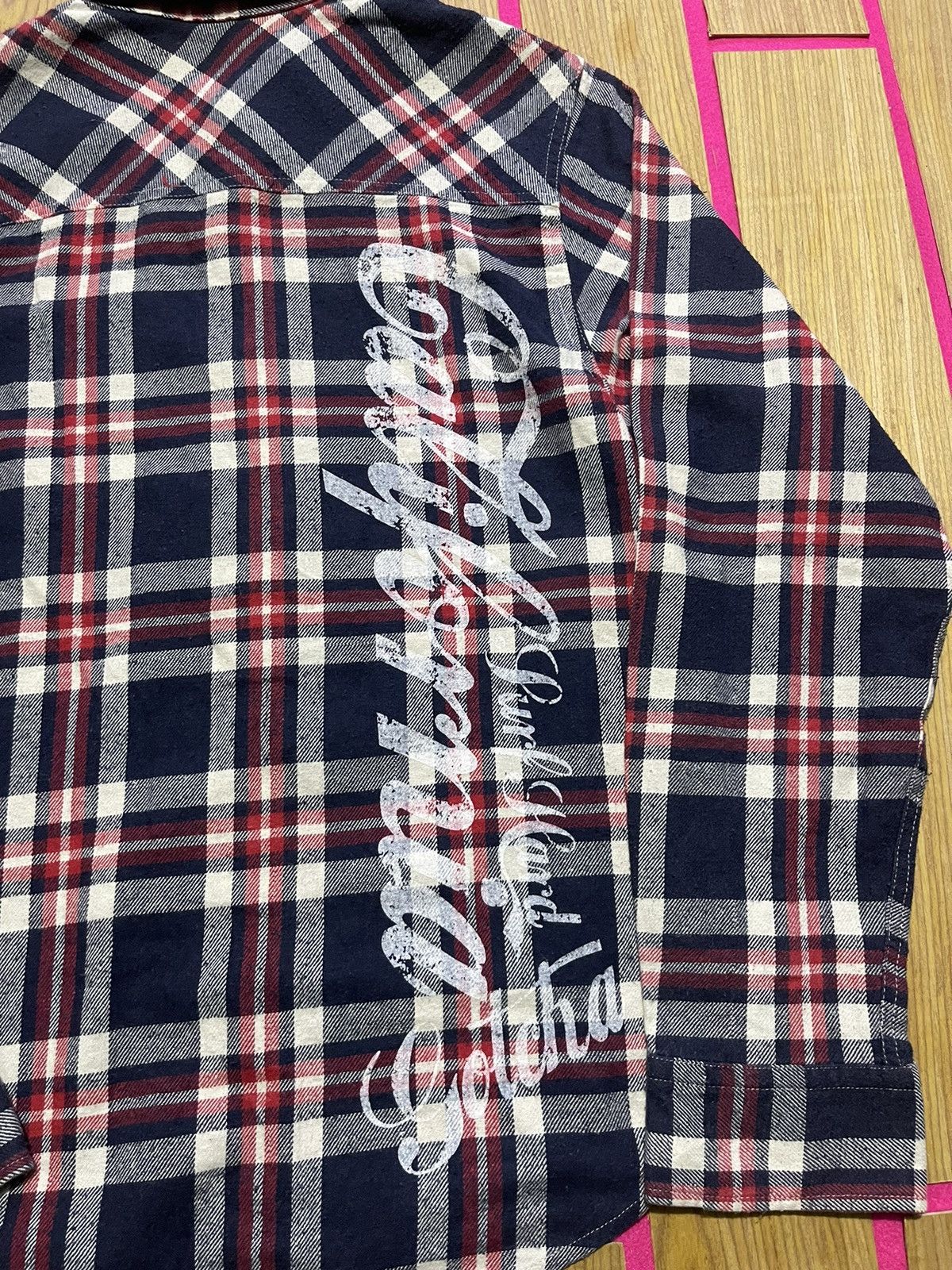 If Six Was Nine Y2K GOTCHA long sleeve checkered shirt Size US M / EU 48-50 / 2 - 2 Thumbnail