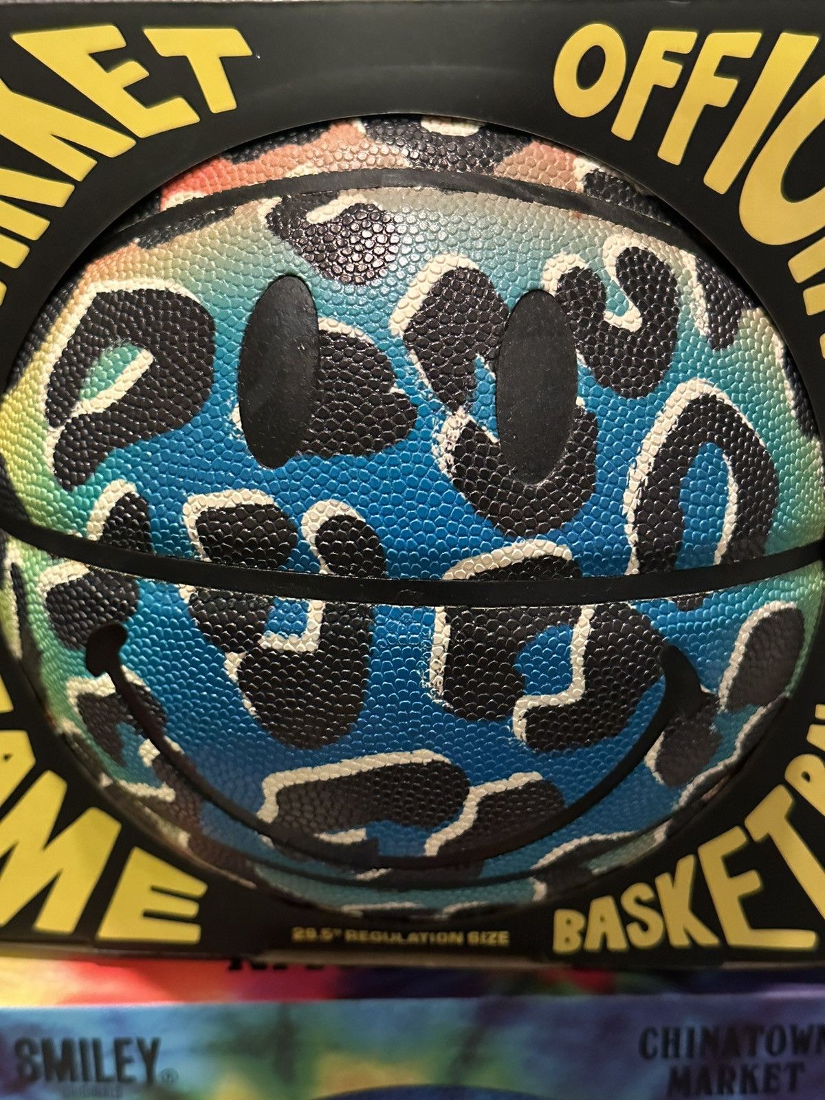 Market Chinatown Market Basketball - Cheetah Smiley Gradient Size ONE SIZE - 2 Thumbnail