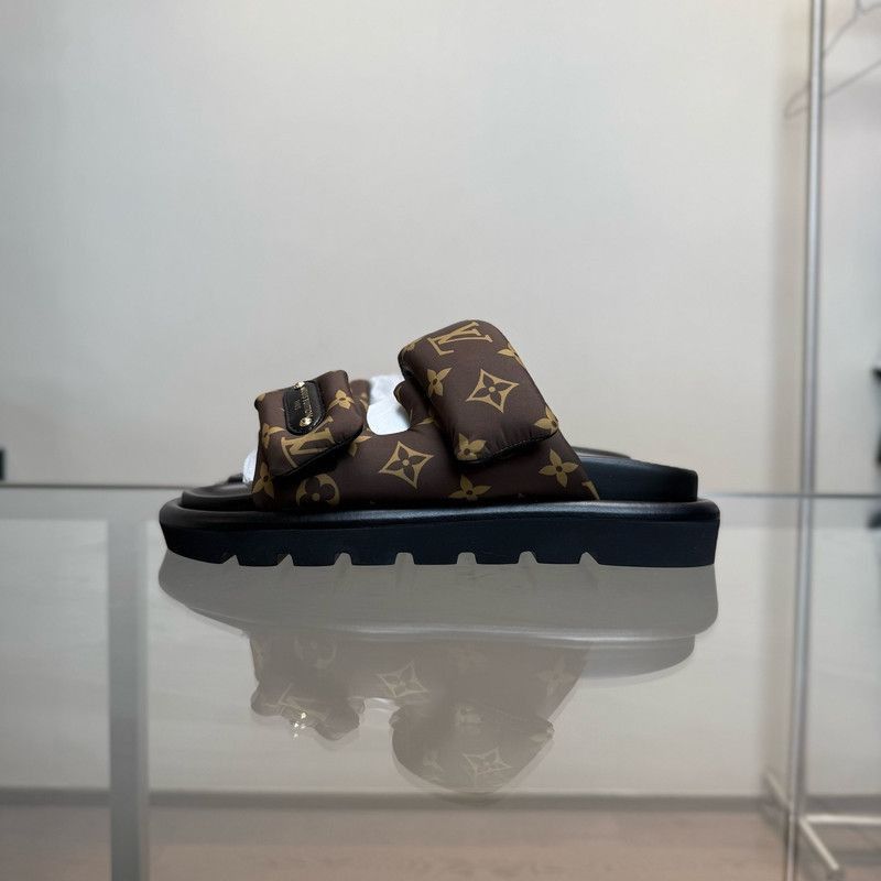 Louis Vuitton Louis Vuitton Brown Pool Pillow Sandals - Size US 8 / IT 38 - 7 Thumbnail