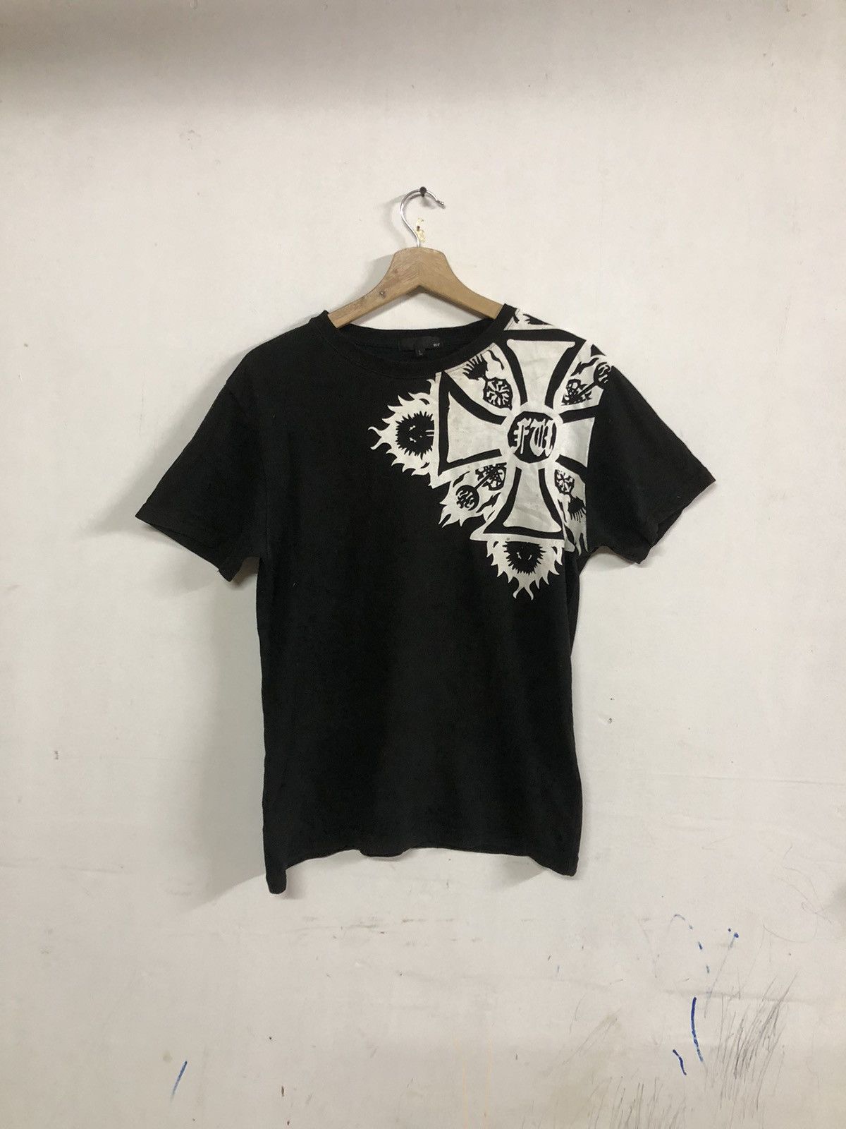 Japanese Brand Tshirt NR like Chrome Heart Design Size US M / EU 48-50 / 2 - 1 Thumbnail