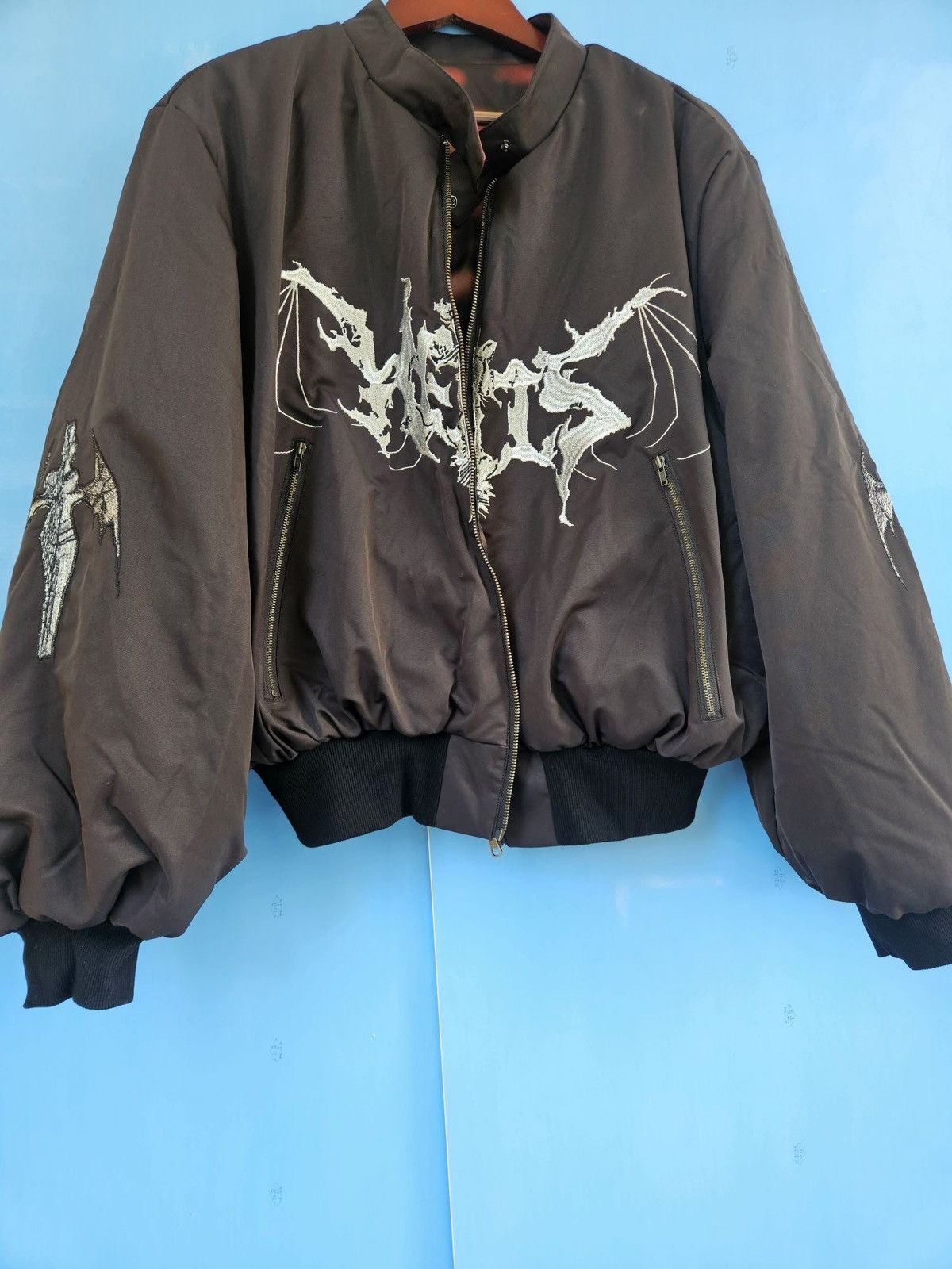 Mowalola EXTREMELY RARE!!! Mowalola Reversible Bomber Jacket Size US S / EU 44-46 / 1 - 2 Thumbnail