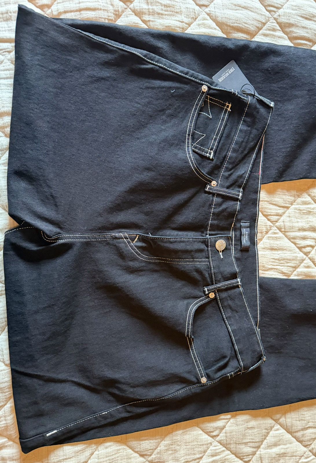 True Religion Black Rinse Baggy 34x32, Men's — image 2 of 4