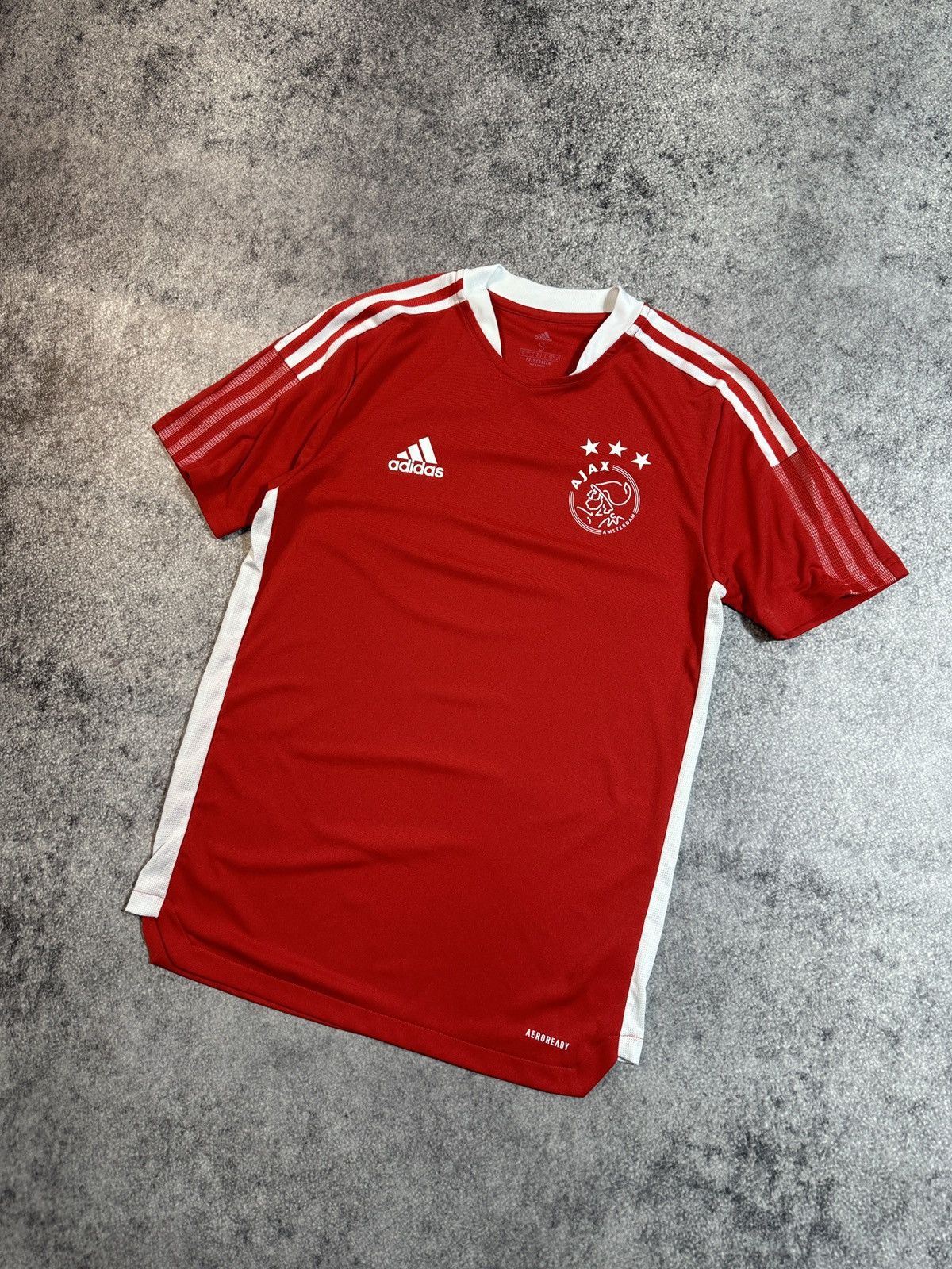 Adidas Adidas Ajax Soccer Jersey Red Streetwear Rare Style S Size US S / EU 44-46 / 1 - 1 Thumbnail