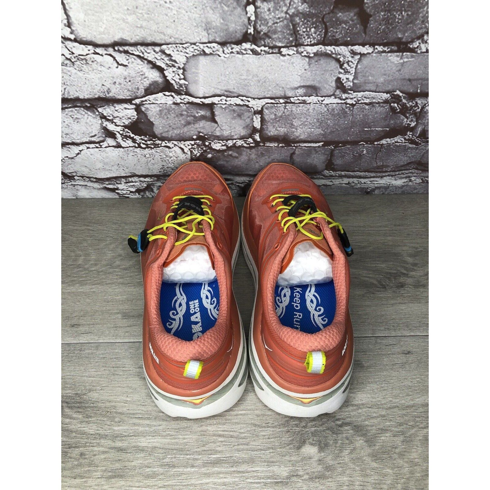 Hoka Hoka One One Bondi 3 Coral Orange Synthetic Lace Up Gym Runn Size US 7.5 / IT 37.5 - 7 Thumbnail