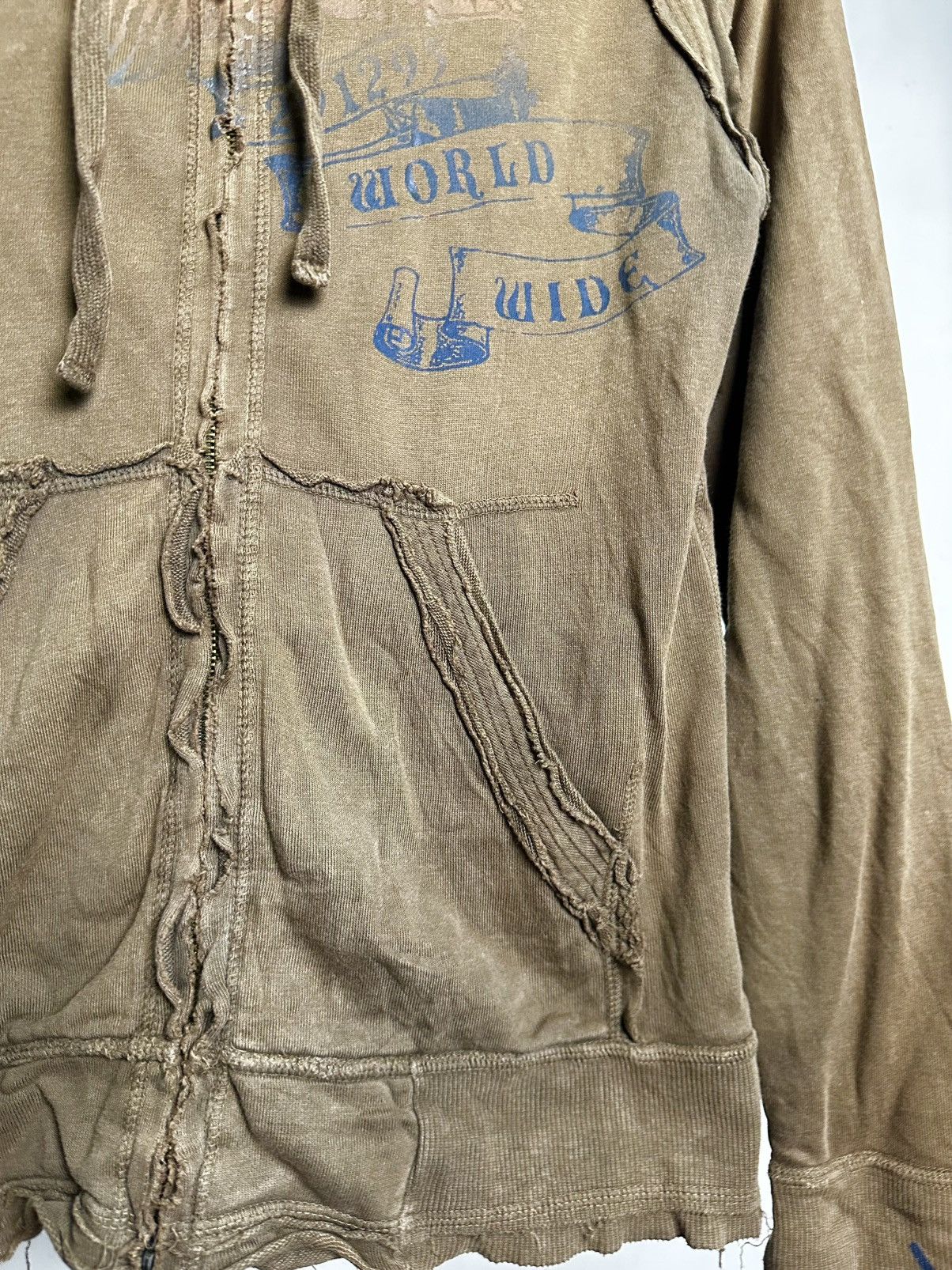 If Six Was Nine 291295 Homme Grunge Ripped Hoodie Y2k Punk Size US M / EU 48-50 / 2 - 6 Thumbnail