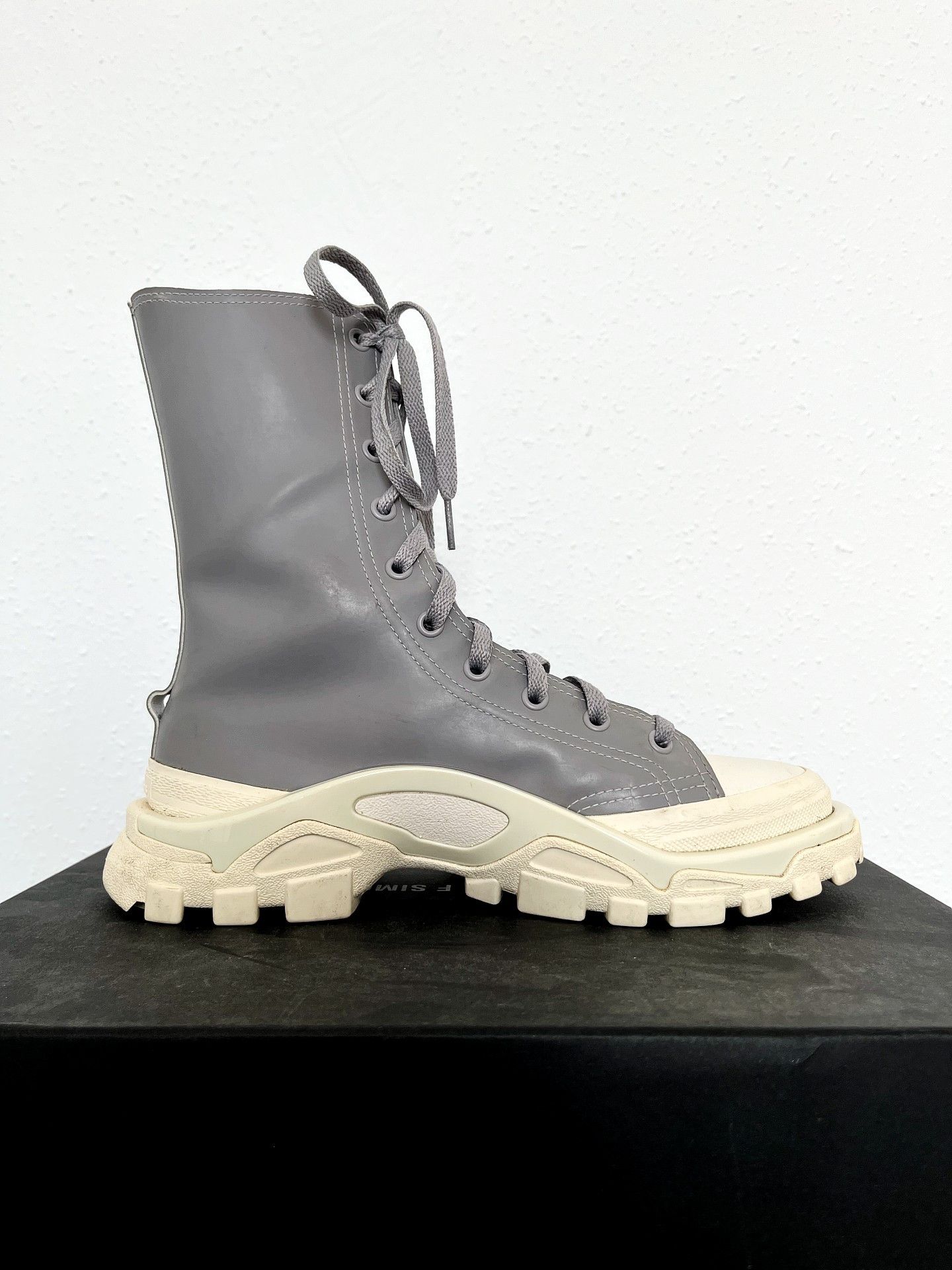 Raf Simons Raf Simons Detroit High (Gray/White) Size US 7 / EU 40 - 3 Thumbnail