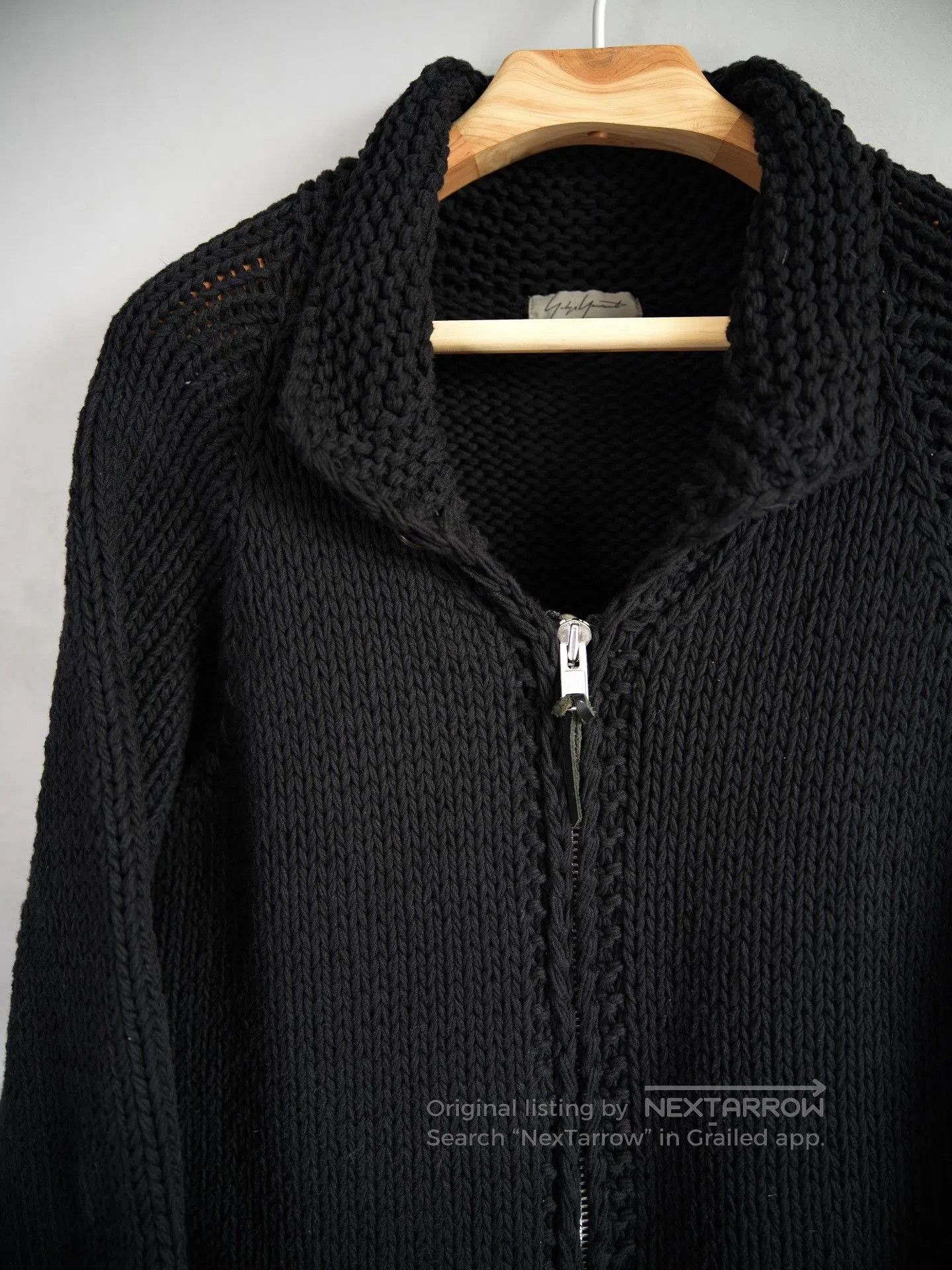 Yohji Yamamoto Yohji Yamamoto 18AW Hand-Knit Fringe Sweater. Size US L / EU 52-54 / 3 - 5 Thumbnail