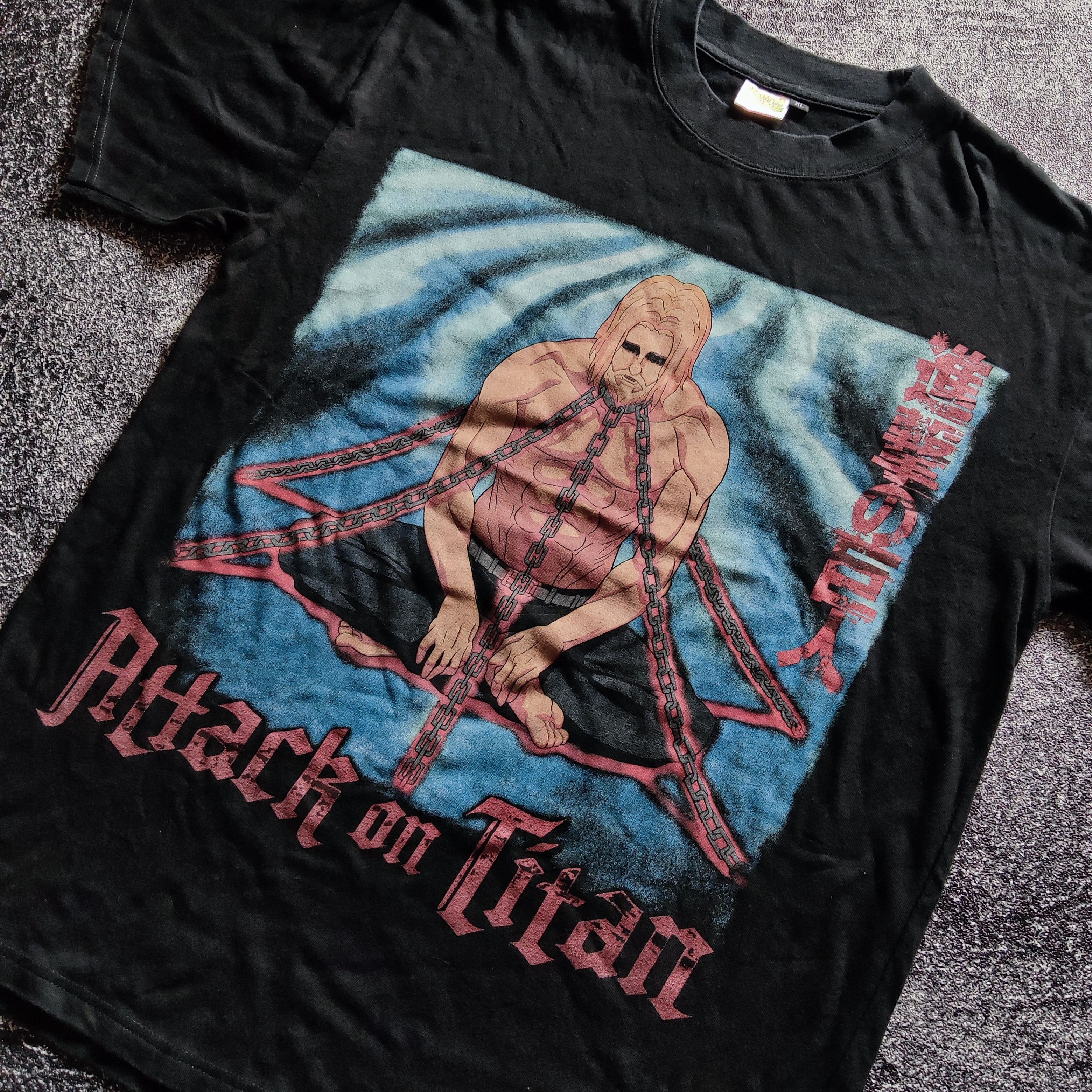 Anime × Japanese Brand × Vintage Limited Tshirt Attack On Titan : Zeke Yeager Size US XL / EU 56 / 4 - 2 Thumbnail