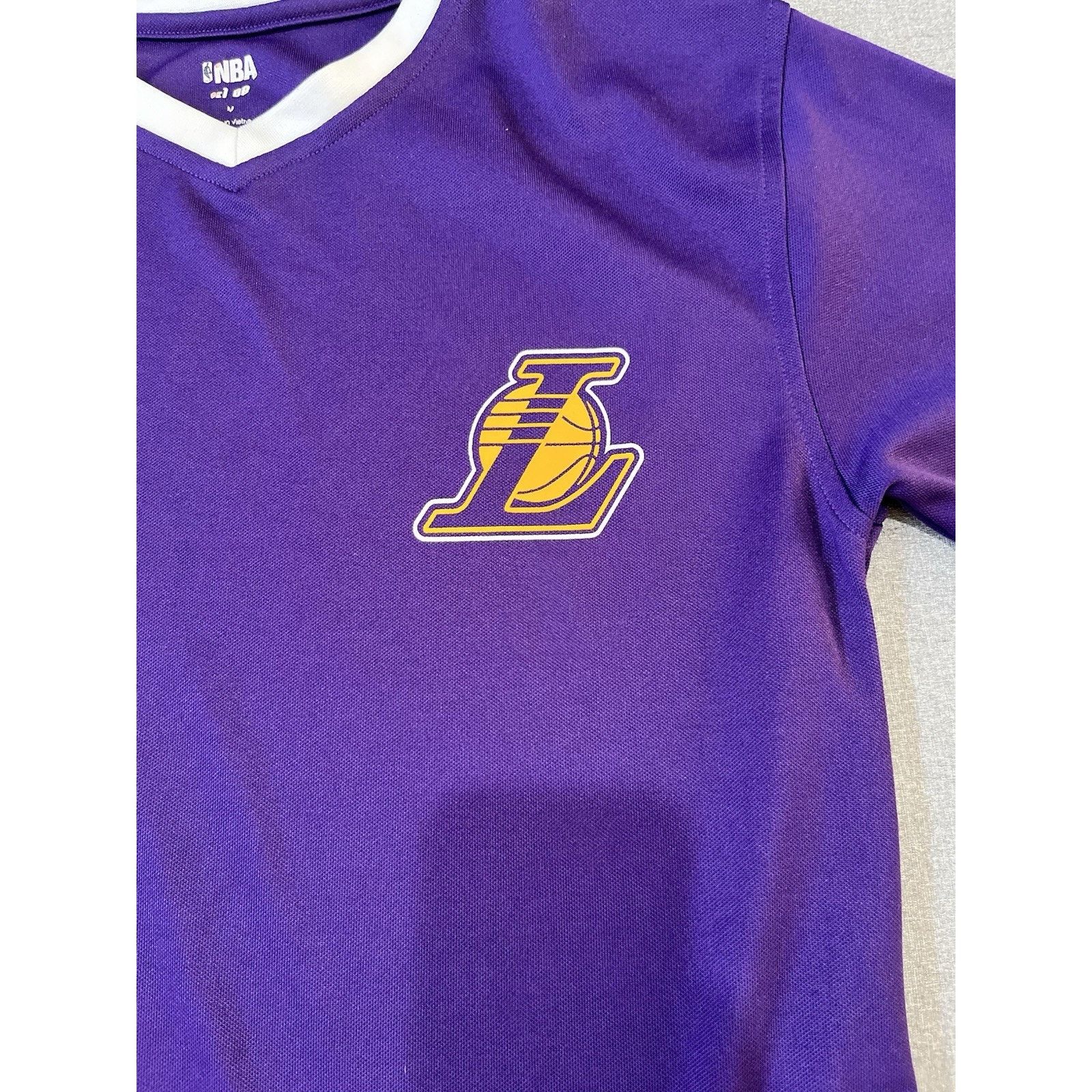 NBA Lakers Shooting Shirt Mens Med Warm Up NBA LA Los Angeles Size US M / EU 48-50 / 2 - 3 Thumbnail