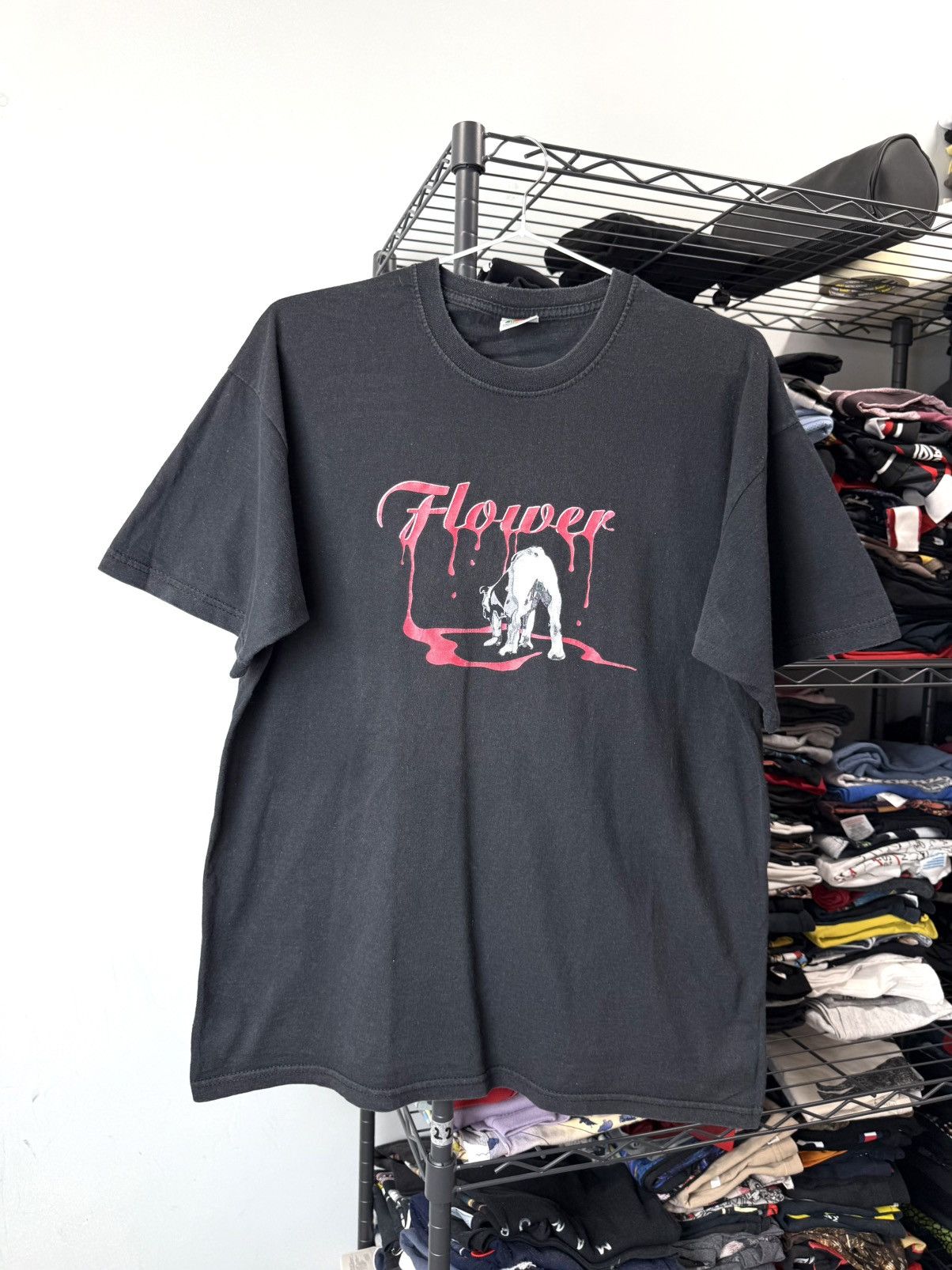 Oi Polloi Vintage Flower Heavy Metal Band Rock T Shirt Punk Y2K Blood Size US M / EU 48-50 / 2 - 1 Thumbnail