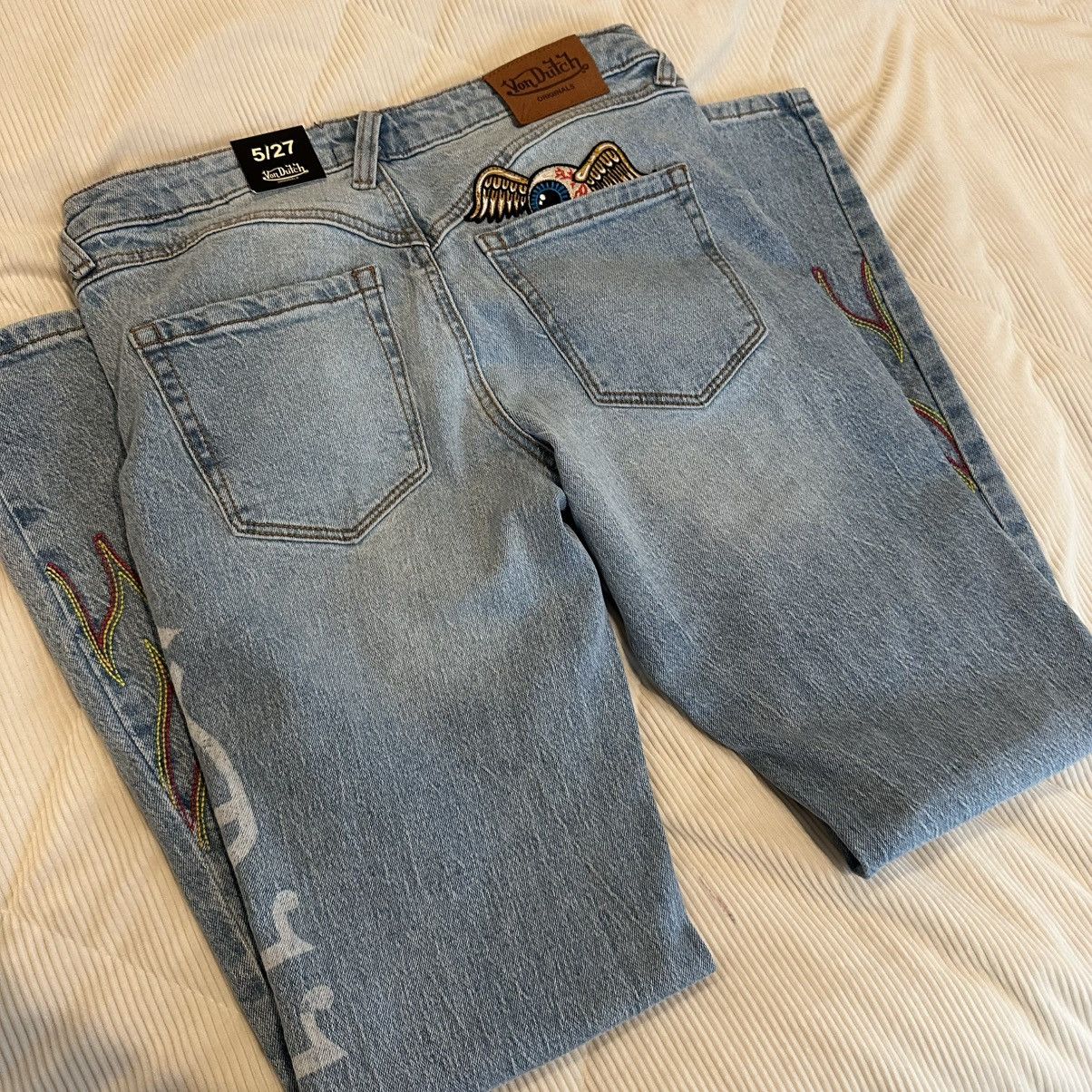 Von Dutch Vintage Von Dutch Original Jeans Size 27" / US 4 / IT 40 - 3 Thumbnail