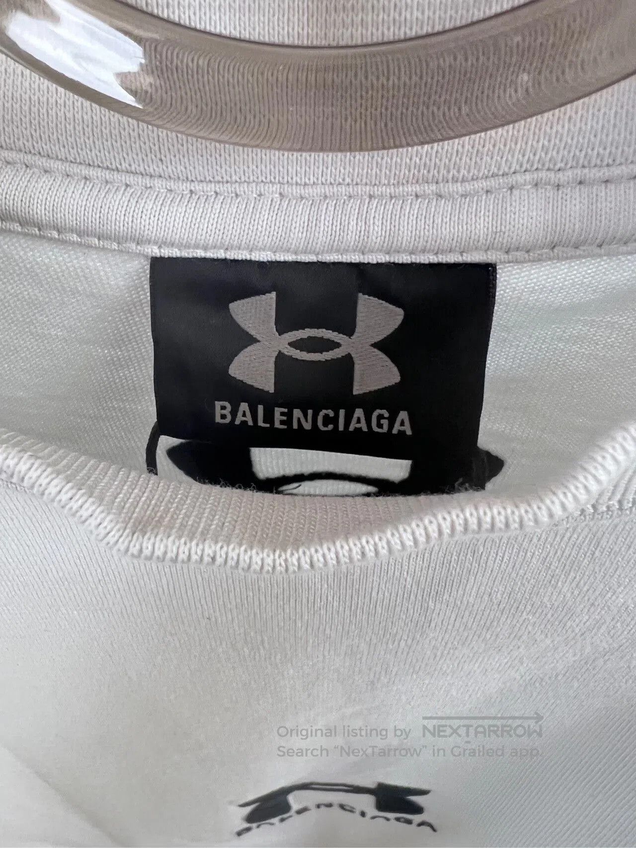 Balenciaga Balenciaga x Under Armour White Tee. Size US XS / EU 42 / 0 - 5 Thumbnail
