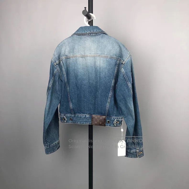 Louis Vuitton Louis Vuitton 23 New Pattern Denim Jacket Size XXS / US 00 / IT 34 - 2 Thumbnail