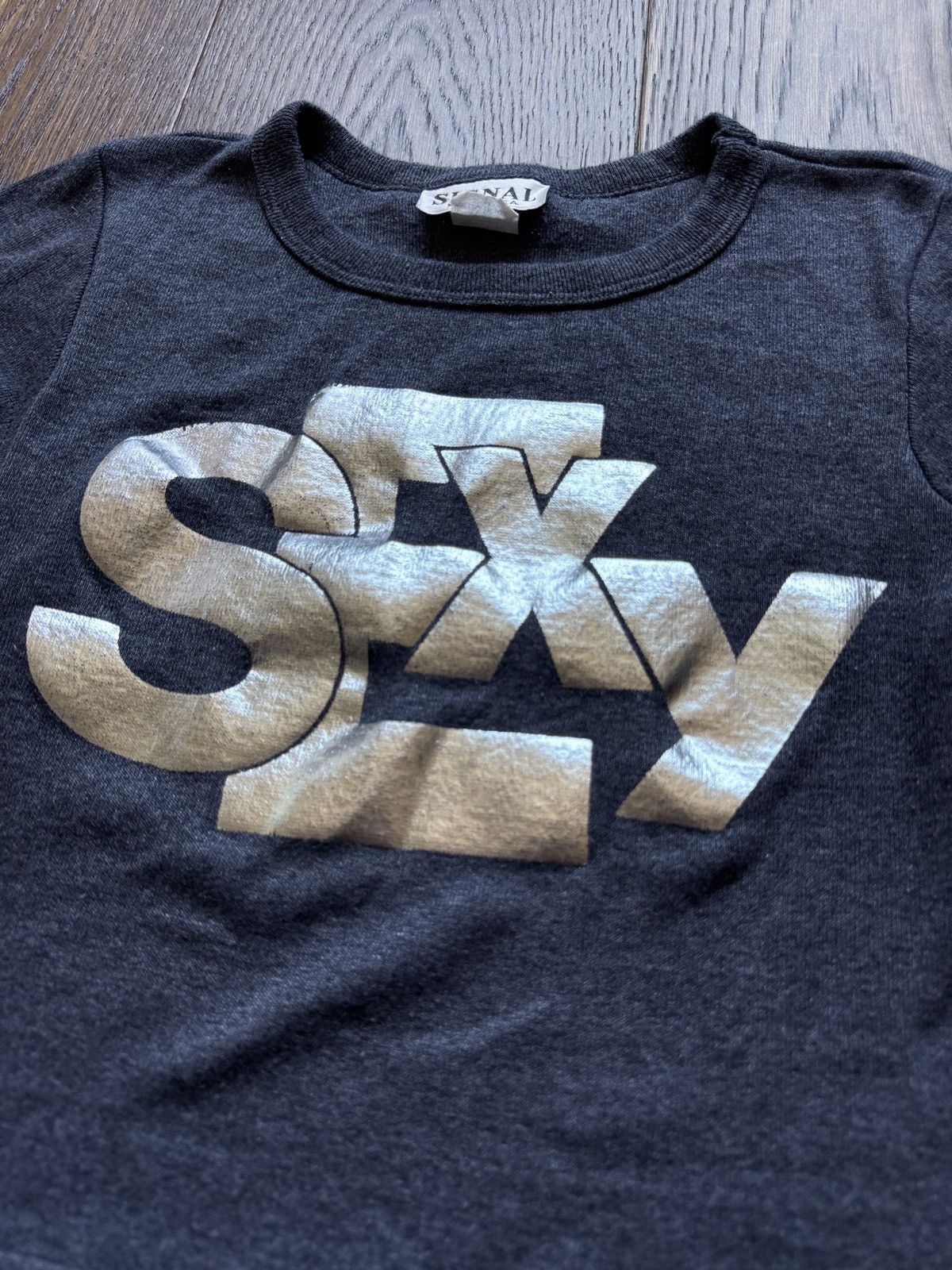 Vintage Vintage Sexy Metallic Babydoll Graphic Tee Size XS / US 0-2 / IT 36-38 - 3 Thumbnail