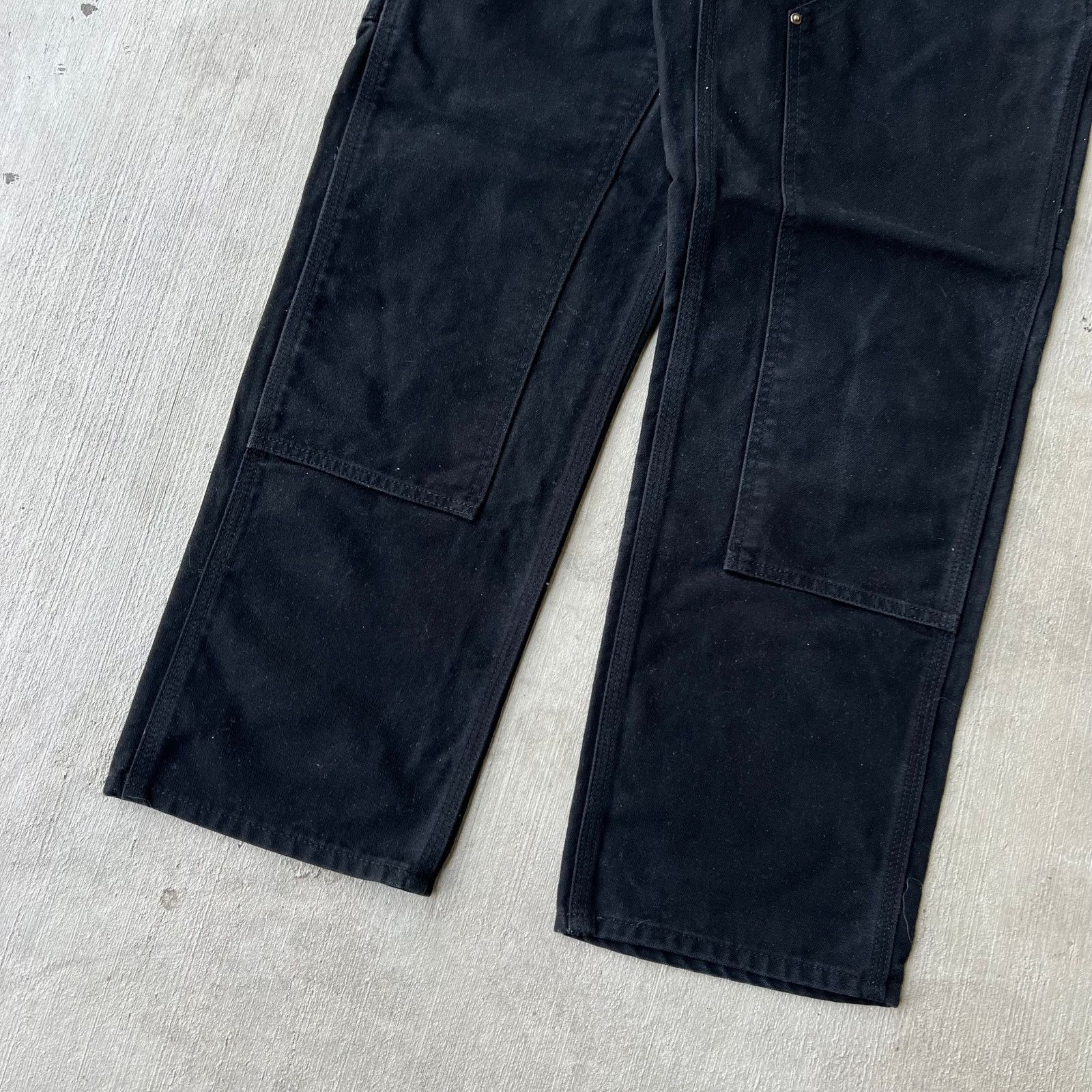 Carhartt × Vintage Carhartt black double knee work wear carpenter pants Size US 29 - 3 Thumbnail