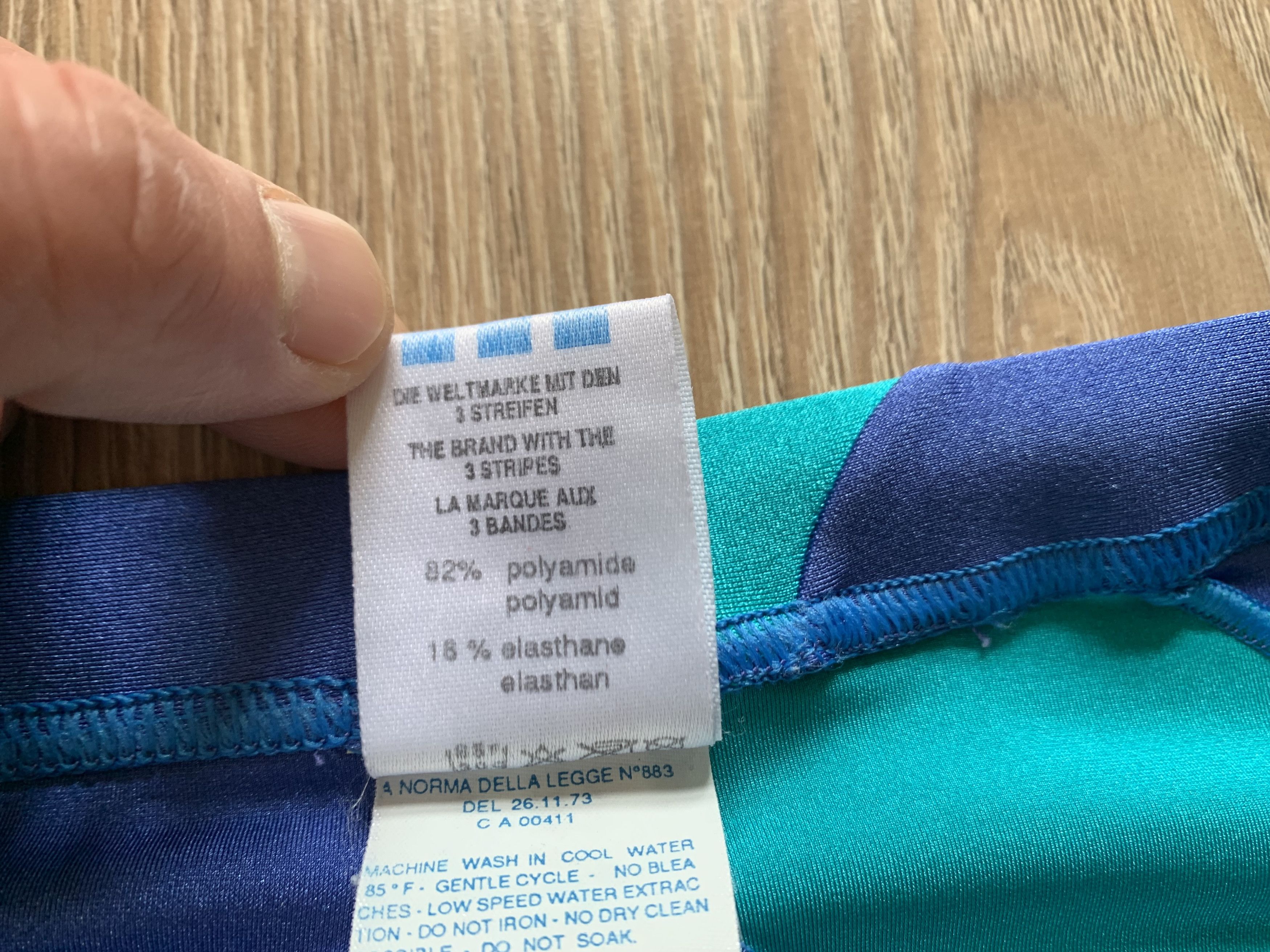 Adidas Adidas Vintage Men's Stretch Elastic Swim Shorts Size US 34 / EU 50 - 7 Thumbnail