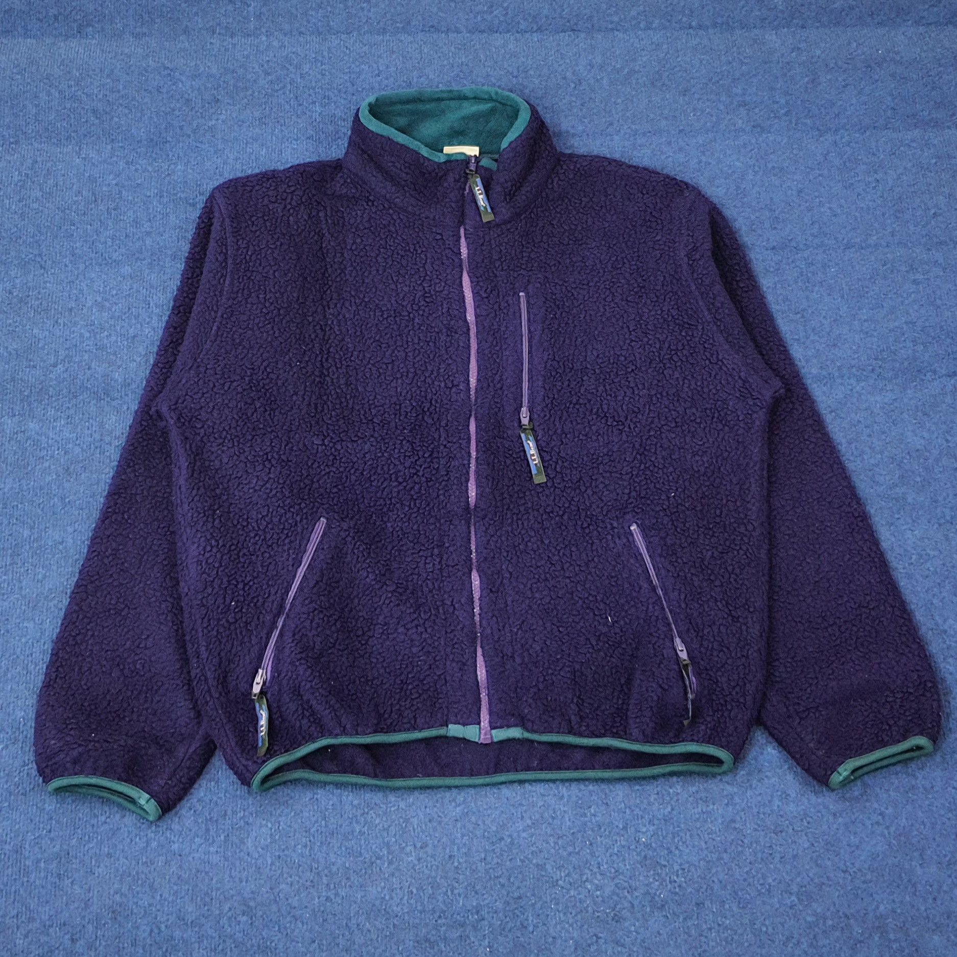 L.L. Bean Vintage L.L. Bean Outdoor Fleece Zipper Jacket C248N5 Size US L / EU 52-54 / 3 - 1 Thumbnail