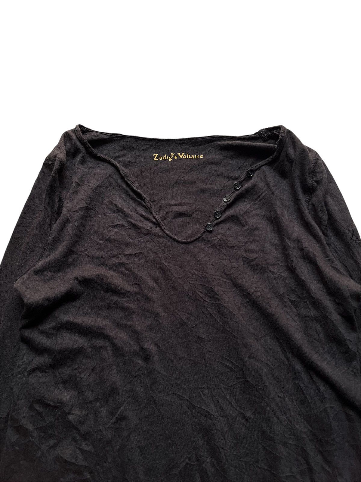 Zadig & Voltaire 2016 Zadig & Voltaire guitar skull longsleeve tshirt Size US XS / EU 42 / 0 - 3 Thumbnail
