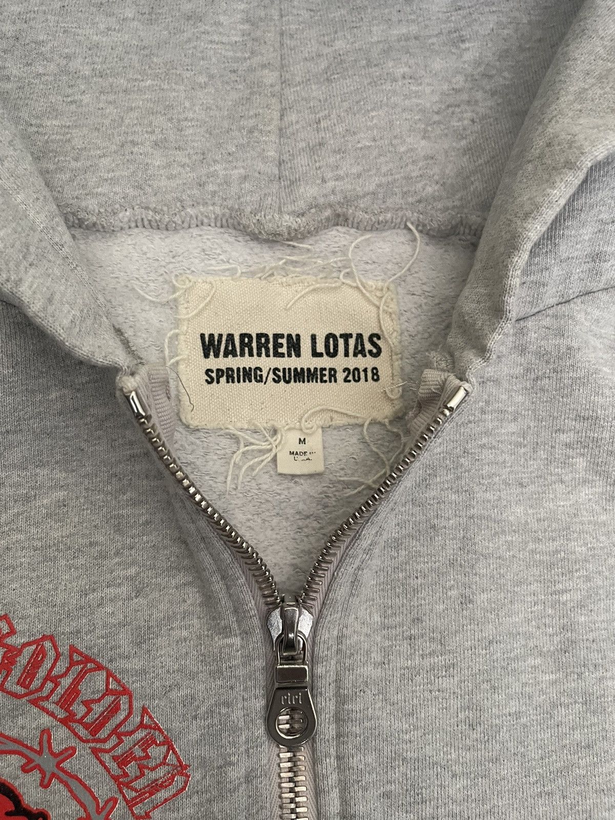 Warren Lotas “SILENCE IS GOLDEN” WARREN LOTAS SPRING/SUMMER 2018 ZIP UP Size US M / EU 48-50 / 2 - 4 Thumbnail