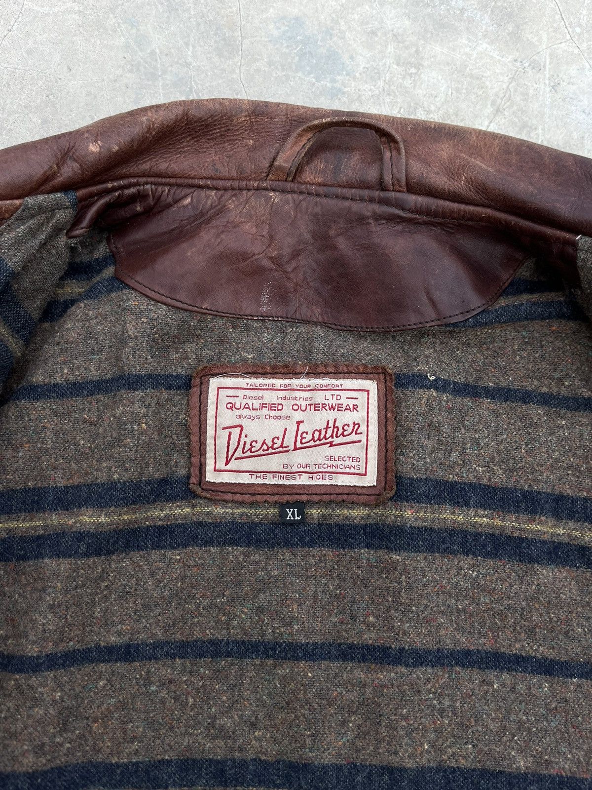 Diesel RARE VINTAGE DIESEL RR-55 IND LEATHER JACKET Size US M / EU 48-50 / 2 - 5 Thumbnail
