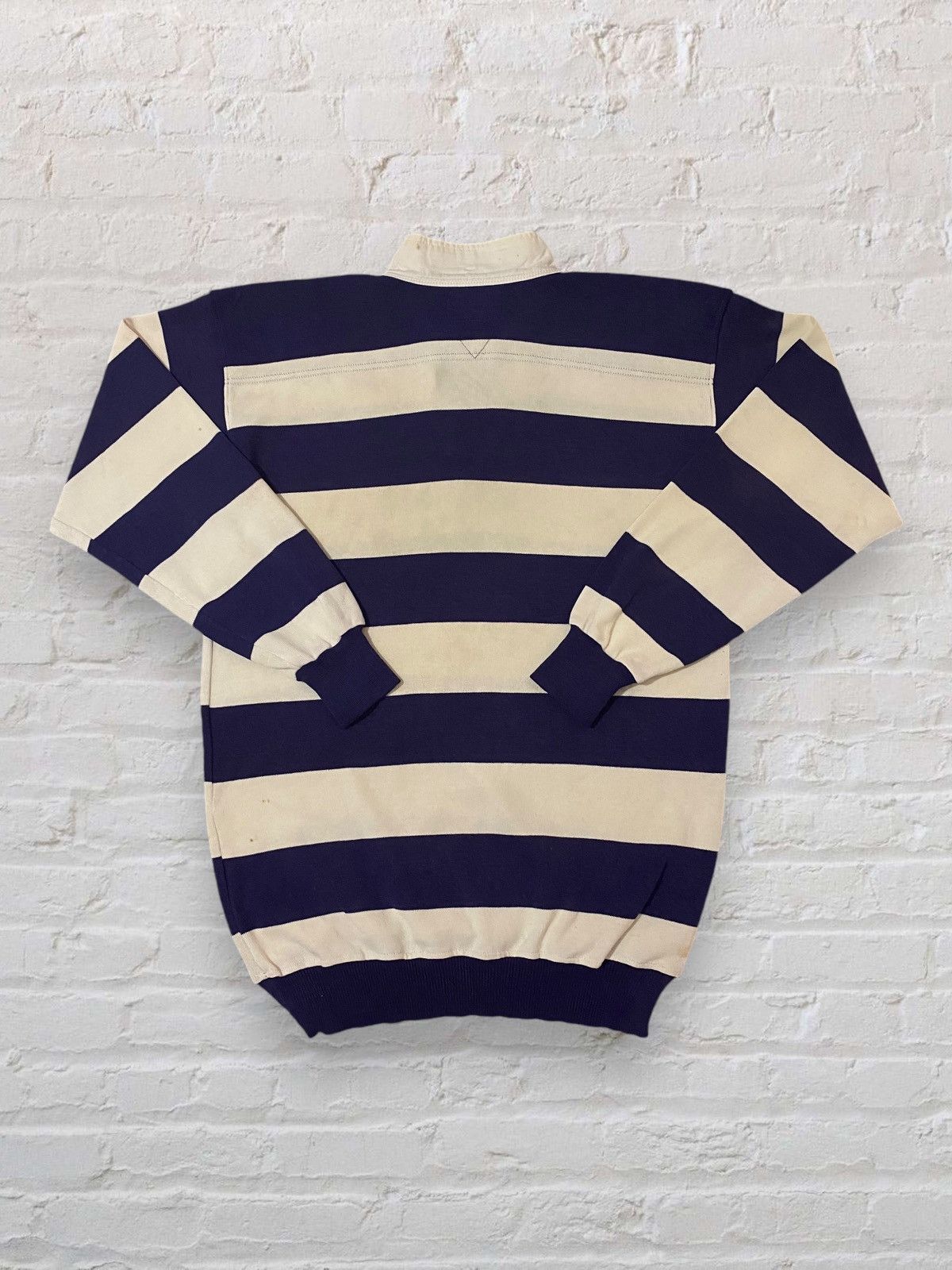 Japanese Brand CONVERT JAPAN BRAND RUGBY WEAR STRIPES COLLAR SWEATSHIRT Size US L / EU 52-54 / 3 - 8 Thumbnail