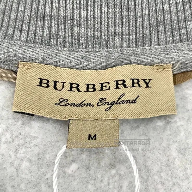 Burberry Burberry Gray Cotton Women's Sweatshirt. Size M / US 6-8 / IT 42-44 - 5 Thumbnail