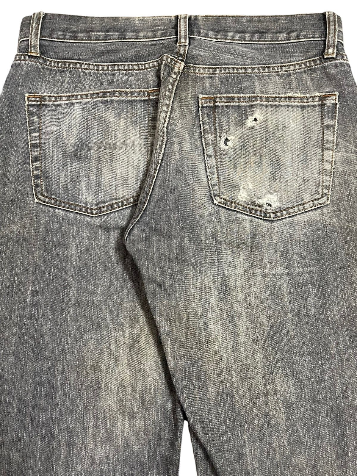 Uniqlo Vintage Japanese Uniqlo Faded Wash Style Distressed Jeans Size US 30 / EU 46 - 6 Thumbnail