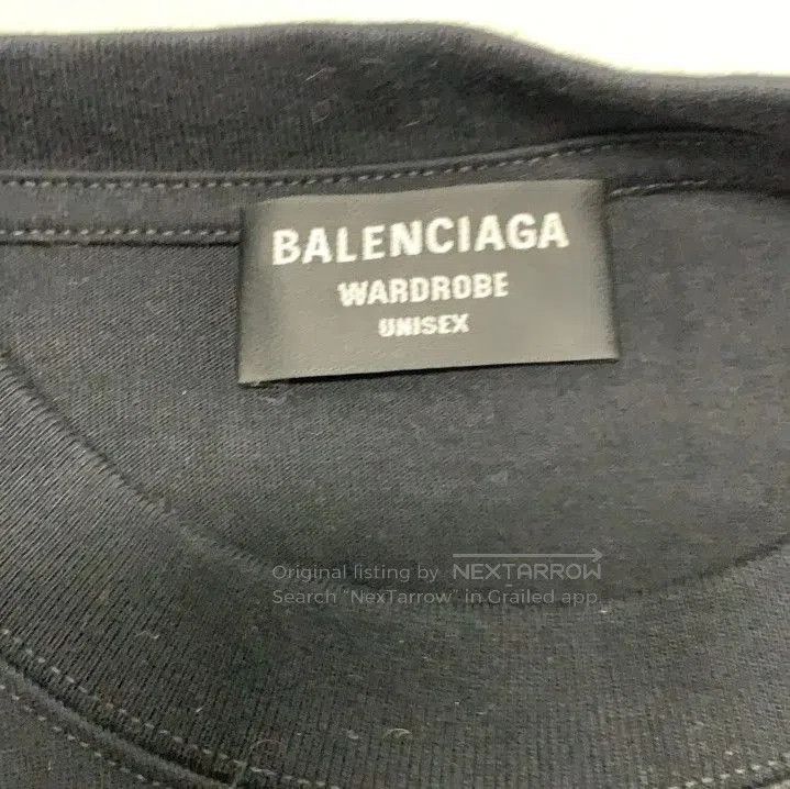 Balenciaga Balenciaga Black Short Sleeve Logo T-Shirt. Size US XS / EU 42 / 0 - 5 Thumbnail