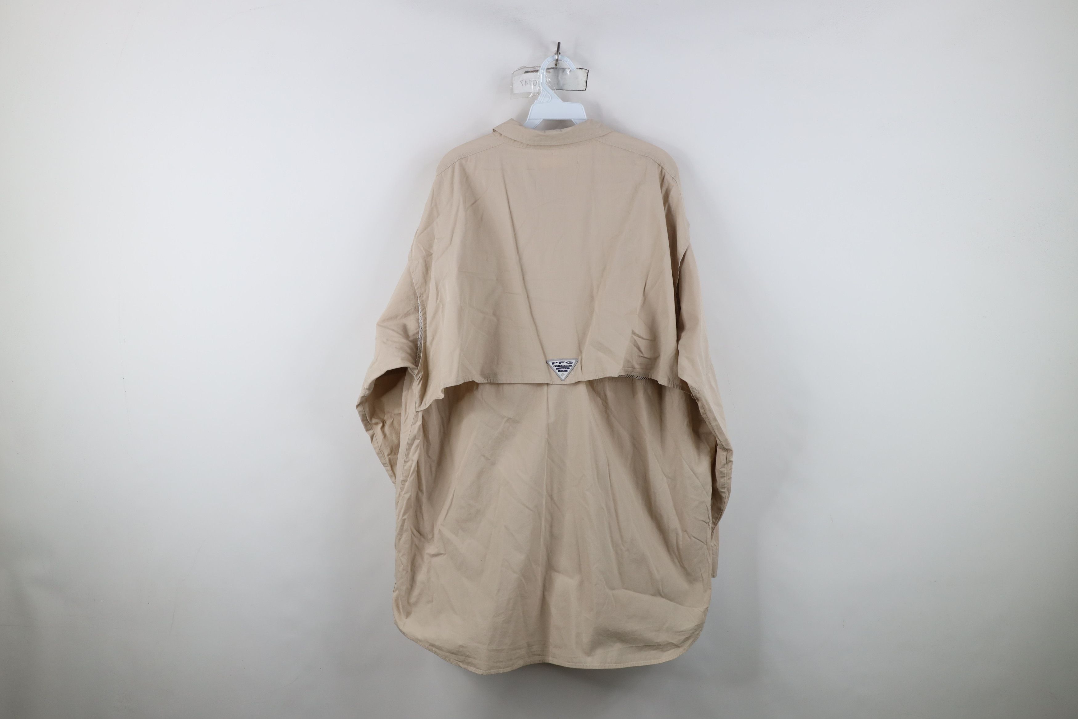 Columbia Columbia PFG Fishing Collared Button Down Shirt Beige Size US XL / EU 56 / 4 - 13 Thumbnail