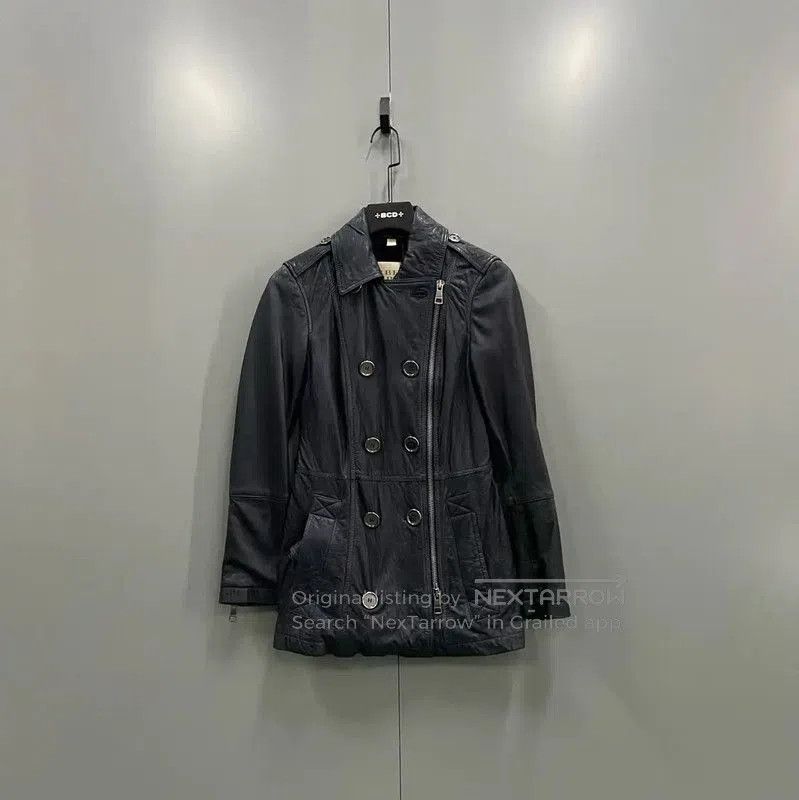 Burberry Burberry Black Cotton Long Coat for Women. Size XXS / US 00 / IT 34 - 1 Thumbnail