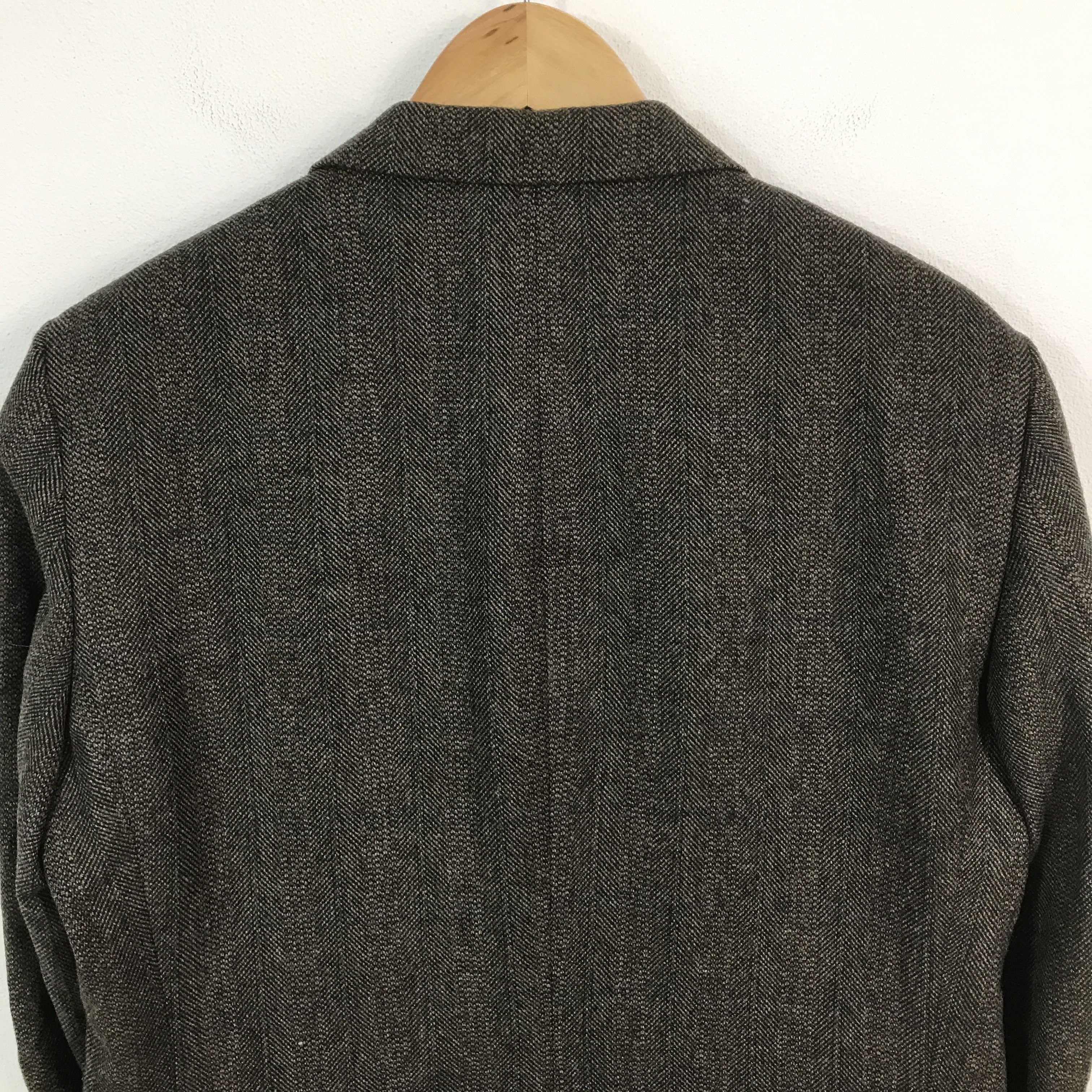 Burberry × Japanese Brand × Vintage Vtg burberrys blazer Wool coat jacket Size US L / EU 52-54 / 3 - 4 Thumbnail
