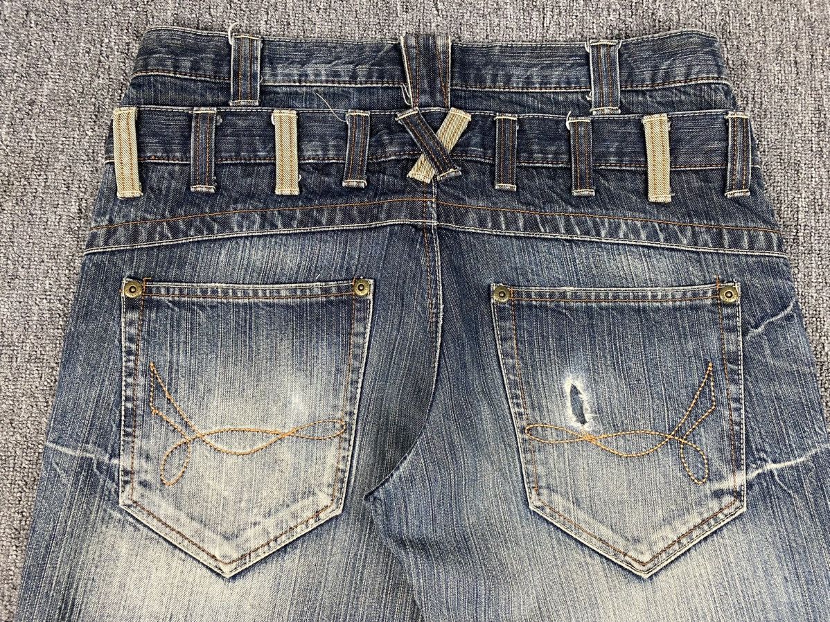 If Six Was Nine × Japanese Brand Back Rush Flare Double Waist Jean Size US 35 - 15 Thumbnail