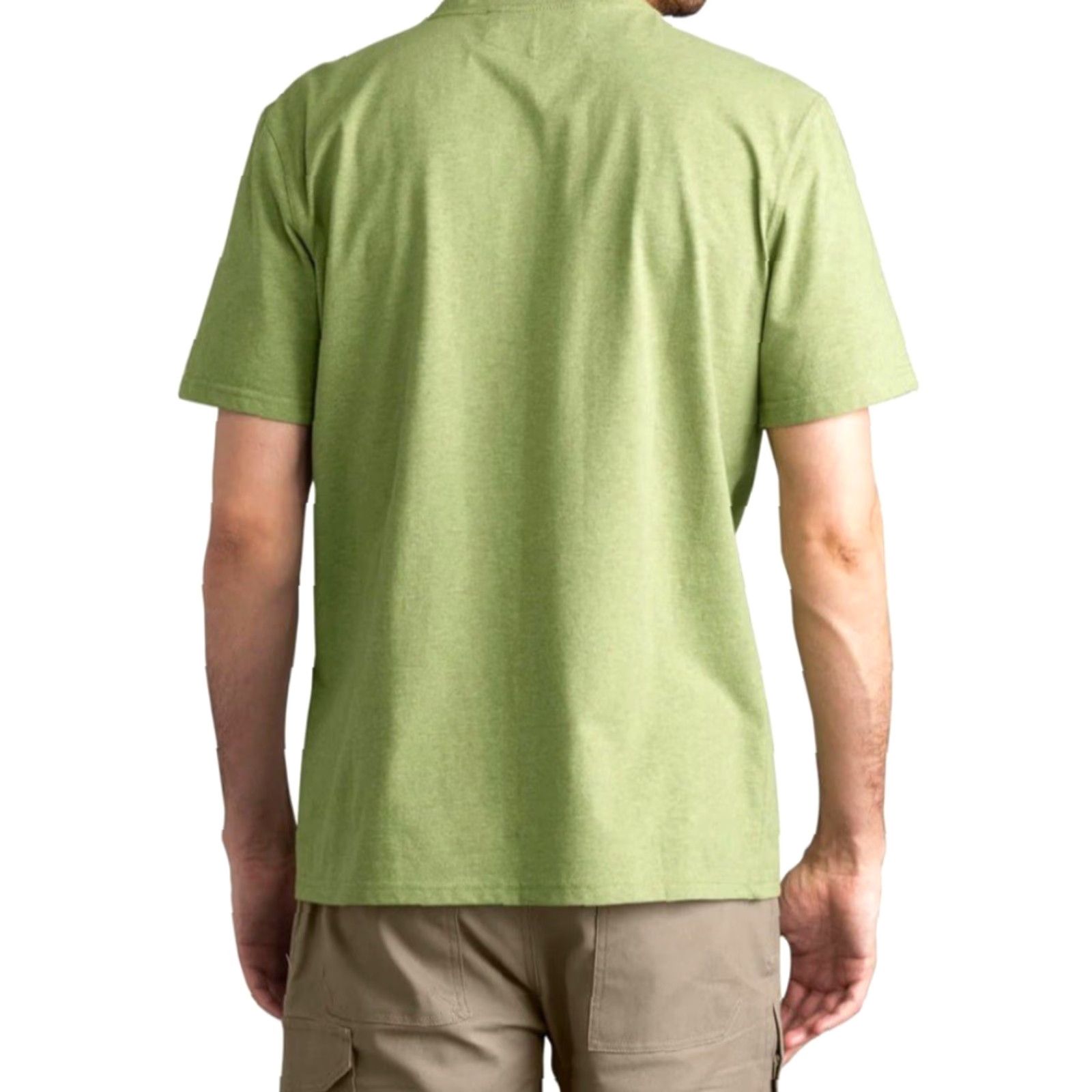 Red Kap Red Kap Shirt Mens S Short Sleeve Midweight Performance Tee Heathered Fern Sz S Green NWT Regular Comfort Lightweight Restored as: Size US 29 - 3 Thumbnail