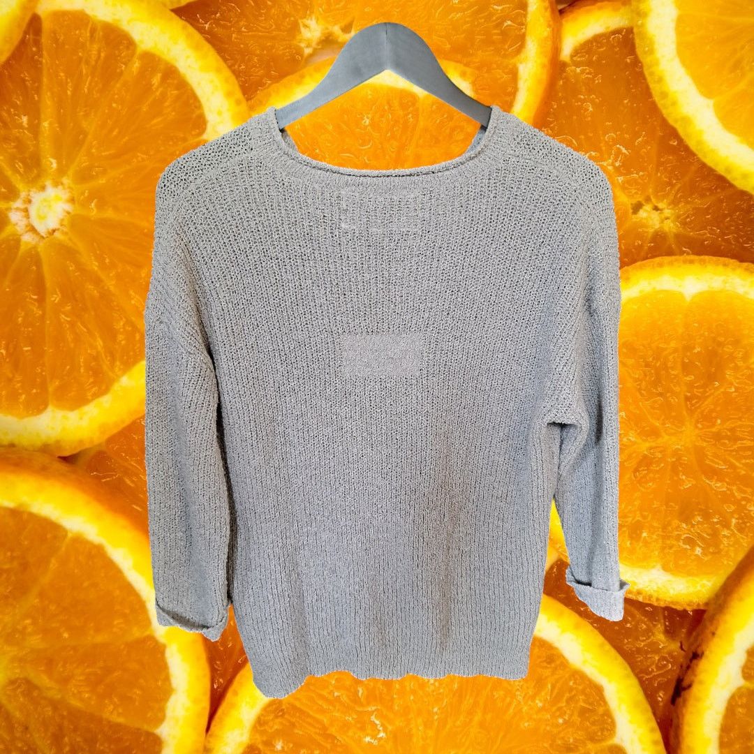 Other Pink Martini Gray Knit V Neck Sweater Size Medium Size M / US 6-8 / IT 42-44 - 7 Thumbnail