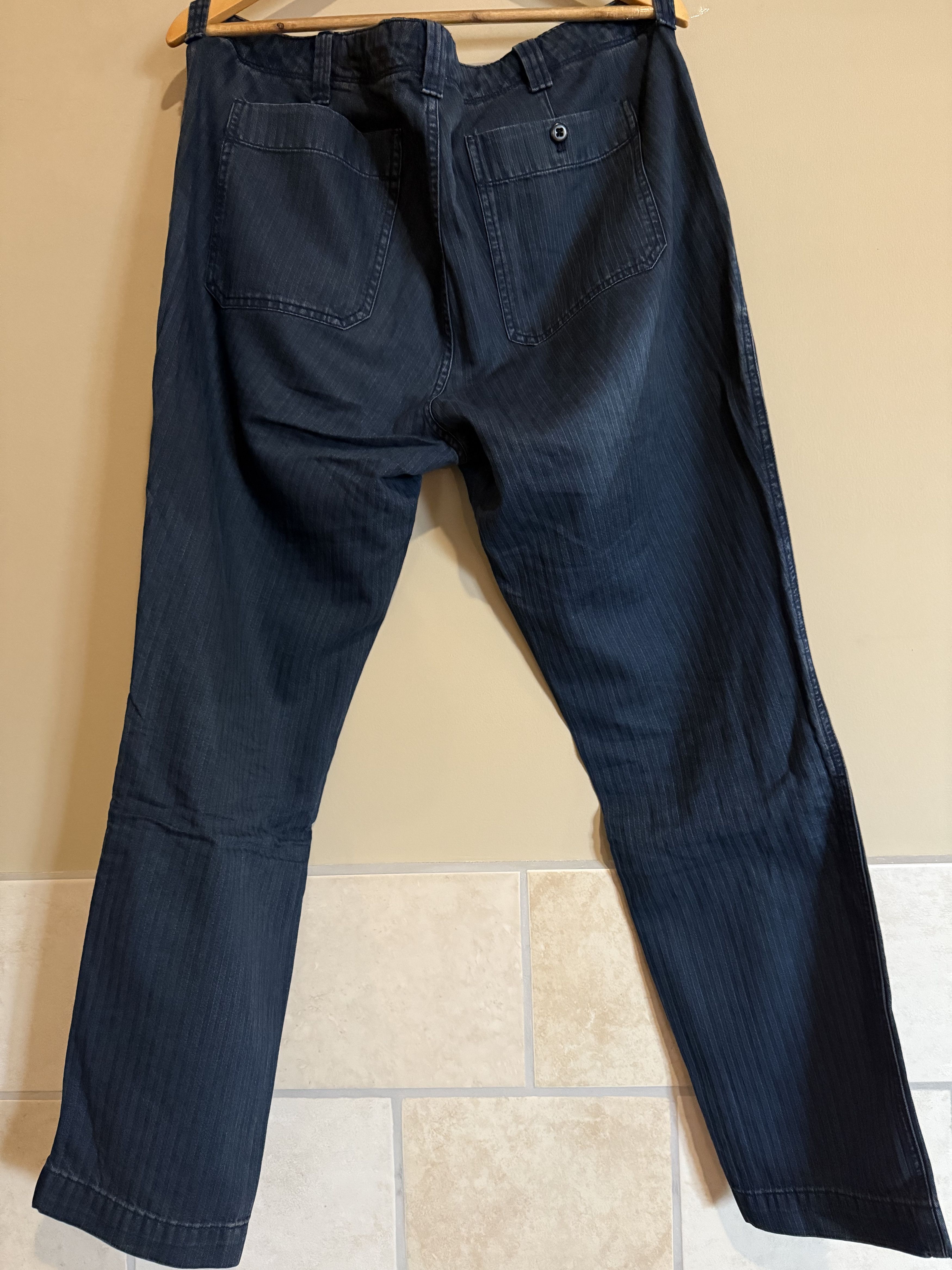 Gap Gap, Blue Cotton Twill Utility Pants, Men's 36x32 Size US 36 / EU 52 - 5 Thumbnail