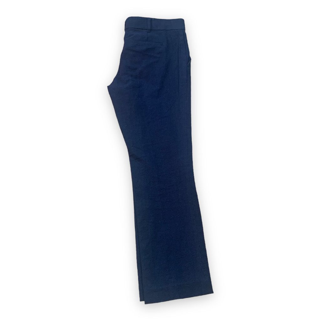Tory Burch Tory Burch Navy Blue Straight Leg Dress Trousers Lightweight Size 28" / US 6 / IT 42 - 9 Thumbnail