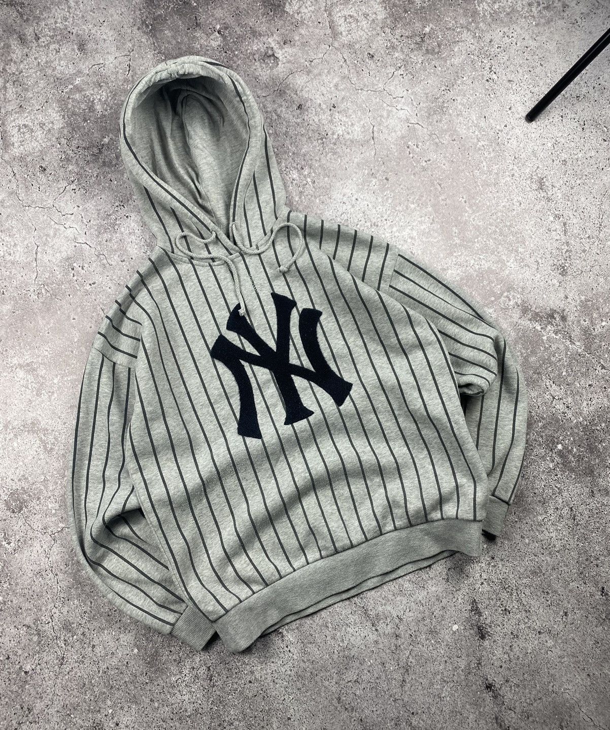 Majestic × Vintage Yankees Majestic vintage striped box logo hoodie New York Size US S / EU 44-46 / 1 - 2 Thumbnail