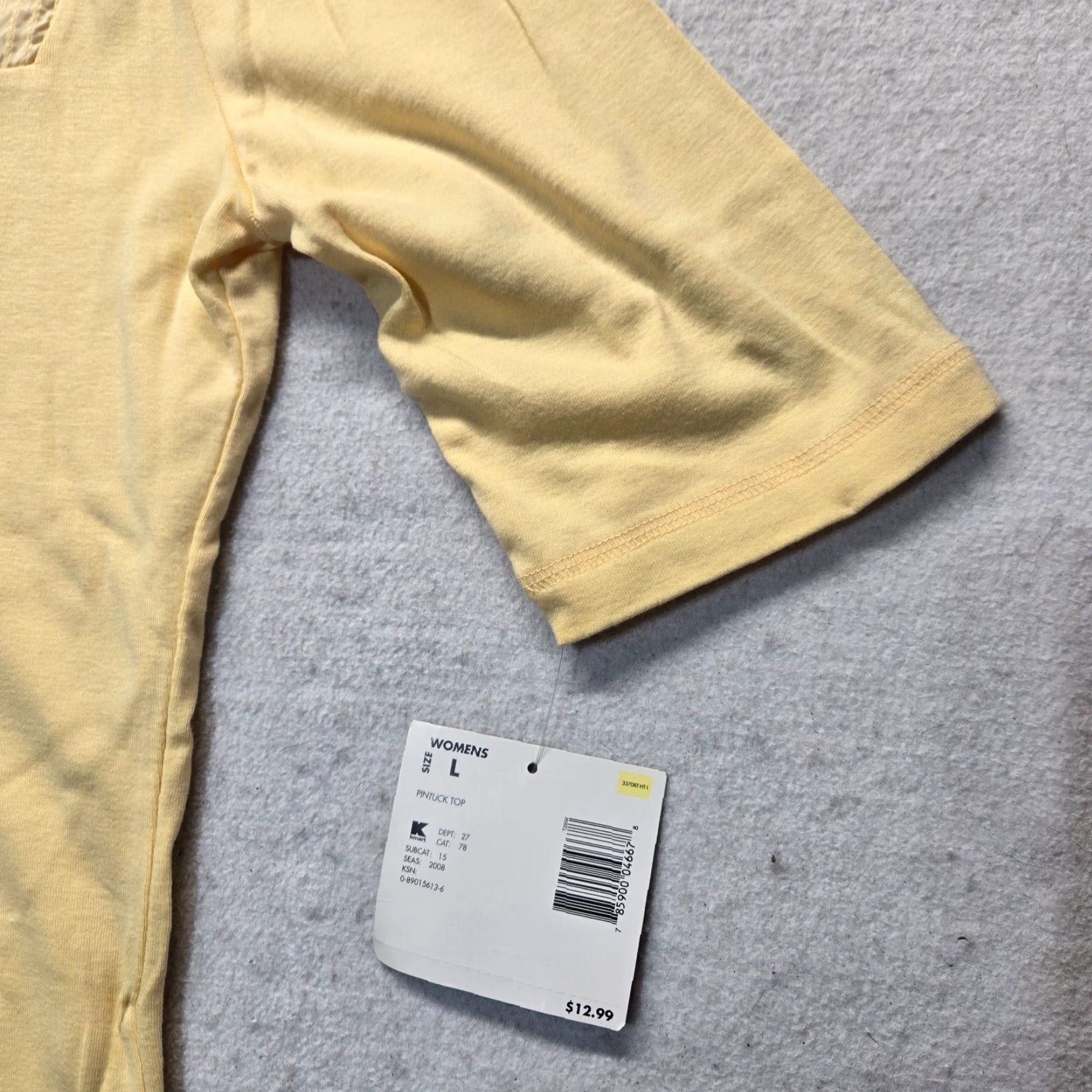 Route 66 Route 66 Yellow V-Neck Pullover T-Shirt Adult Women's Size L Large Casual Size L / US 10 / IT 46 - 4 Thumbnail