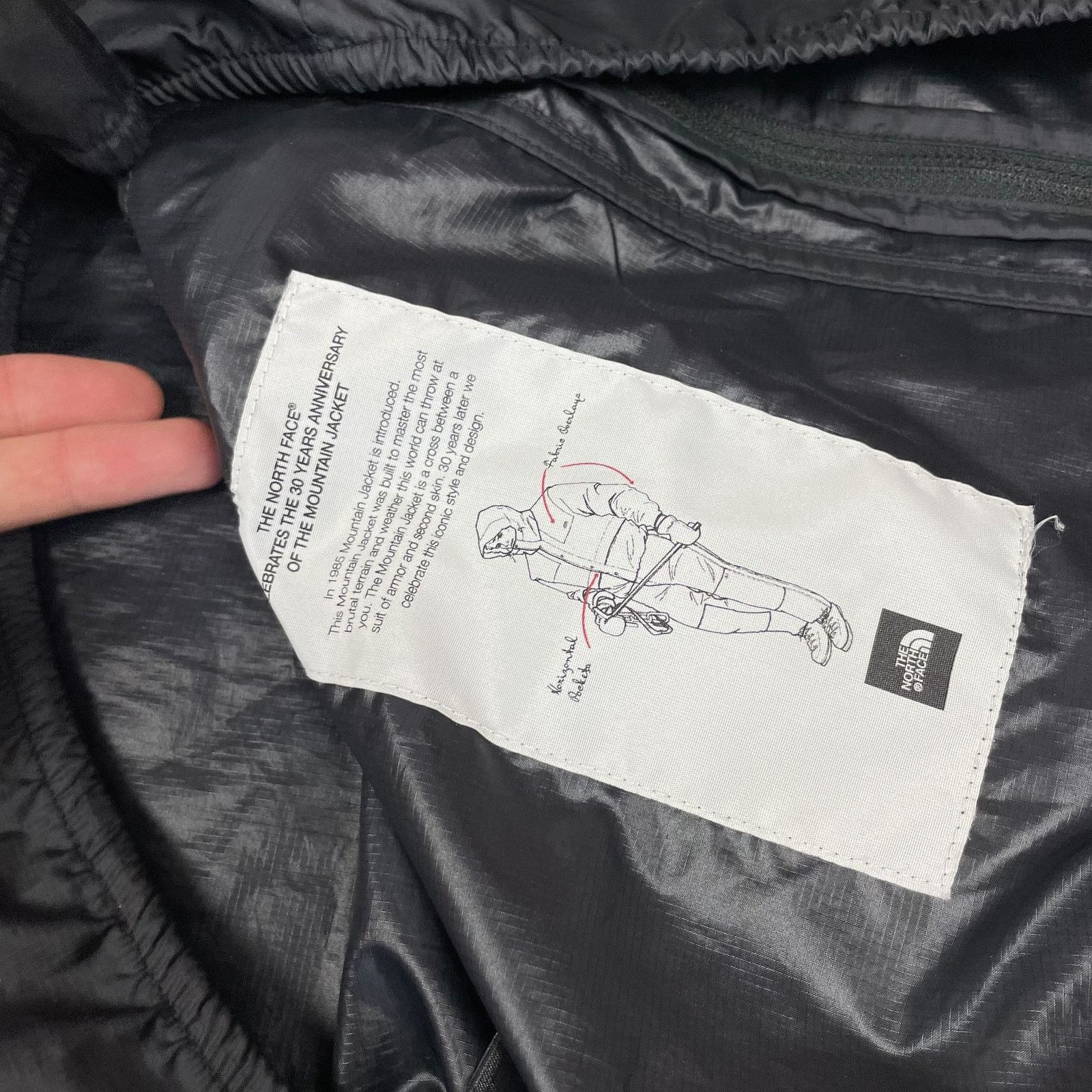 The North Face The North Face Mens Black Snap Button Mountain Jacket Medium Size US M / EU 48-50 / 2 - 12 Thumbnail