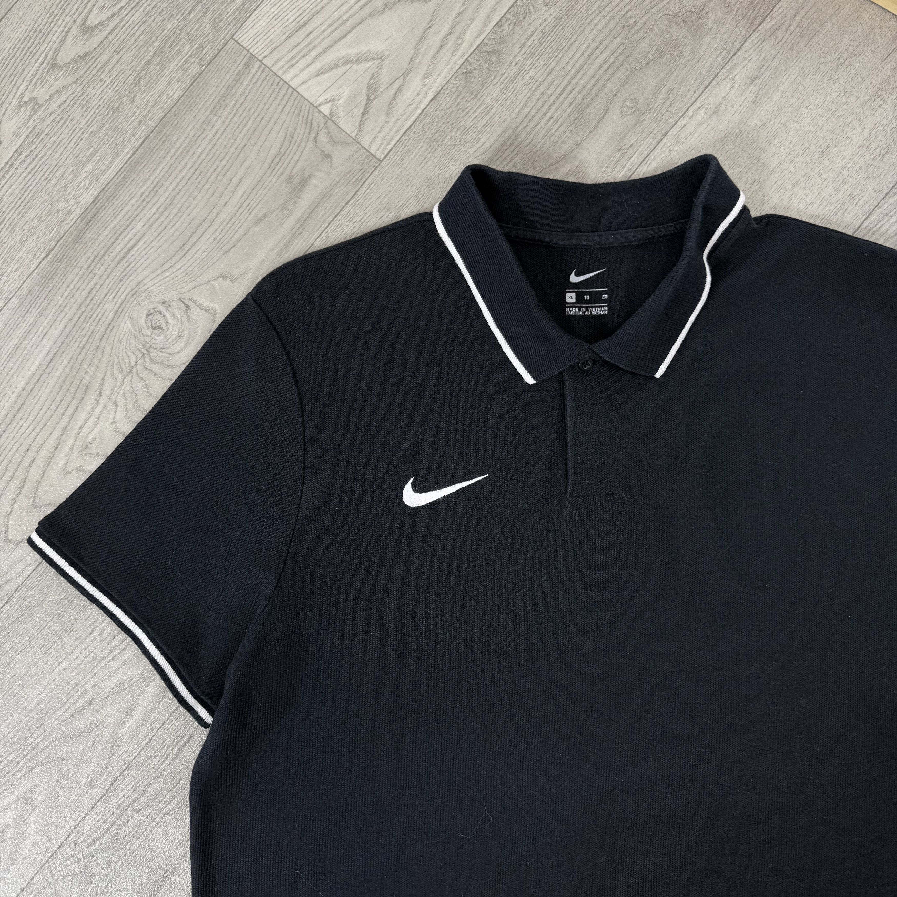 Nike Nike Black Polo Tee Shirt Size US XL / EU 56 / 4 - 2 Thumbnail