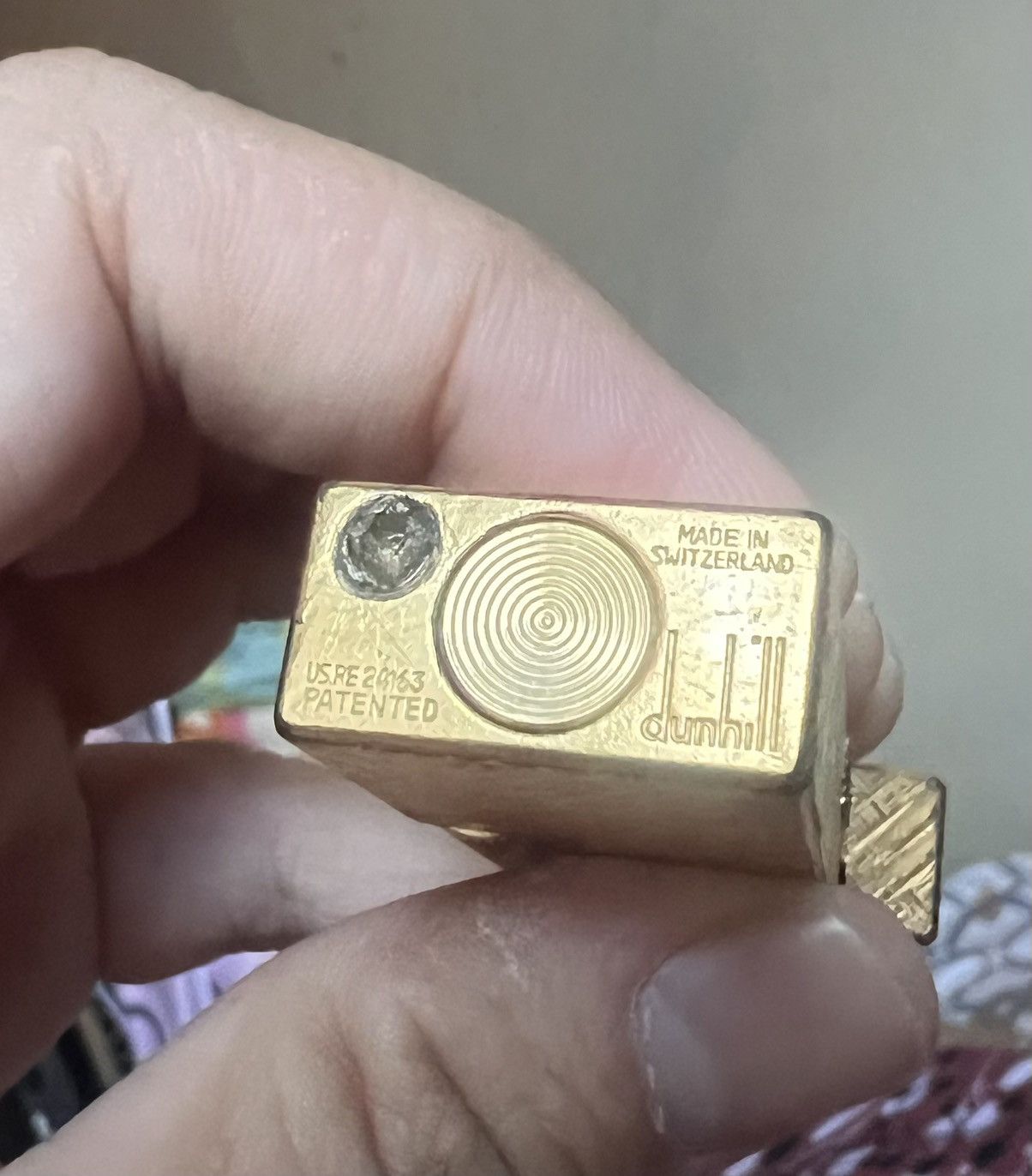Alfred Dunhill Vintage Dunhill Rollagas Overhauled Lighter Florentine Gold Size ONE SIZE - 5 Thumbnail