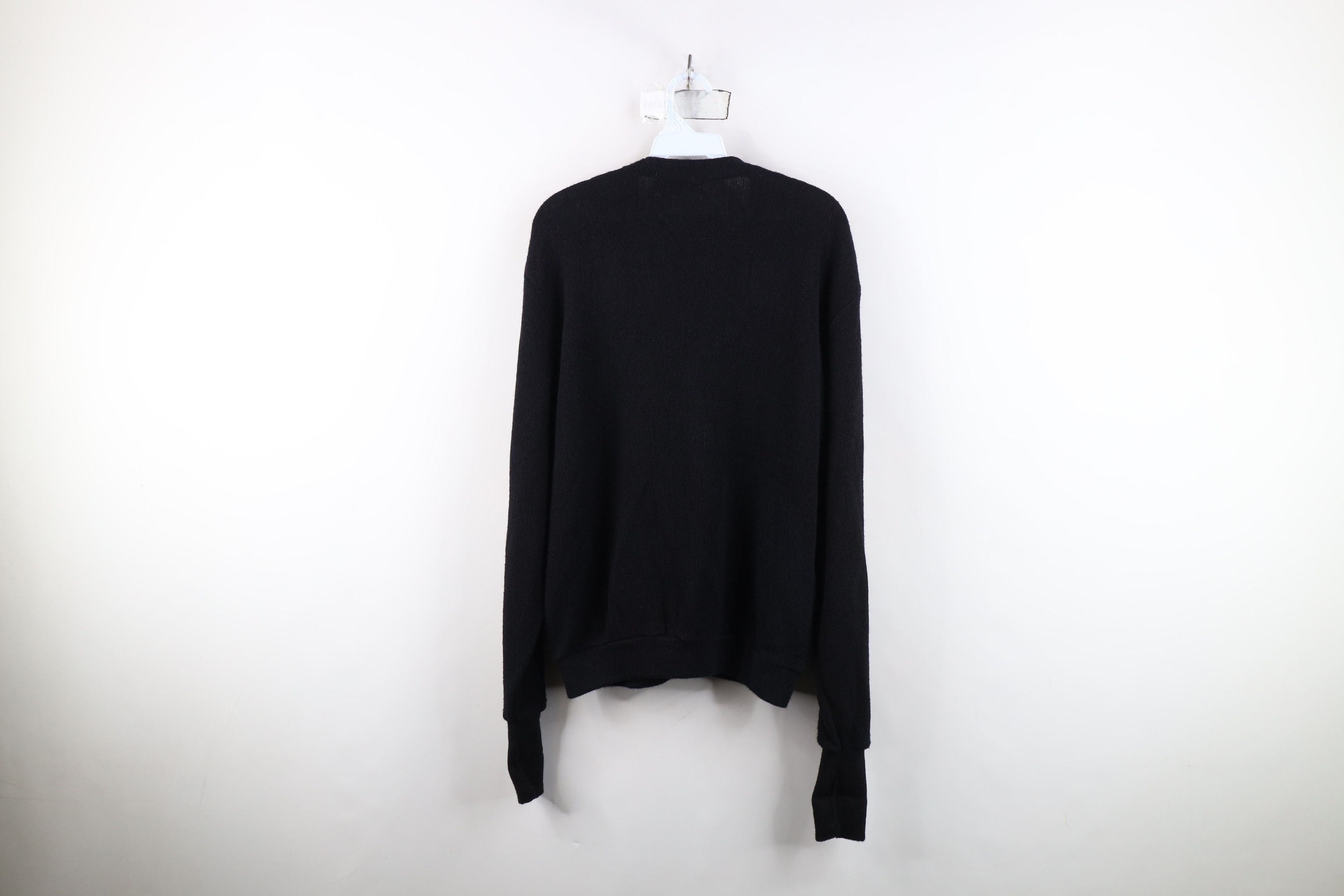 Vintage Vintage 70s Streetwear Cobain Cardigan Sweater Black USA Size US M / EU 48-50 / 2 - 12 Thumbnail
