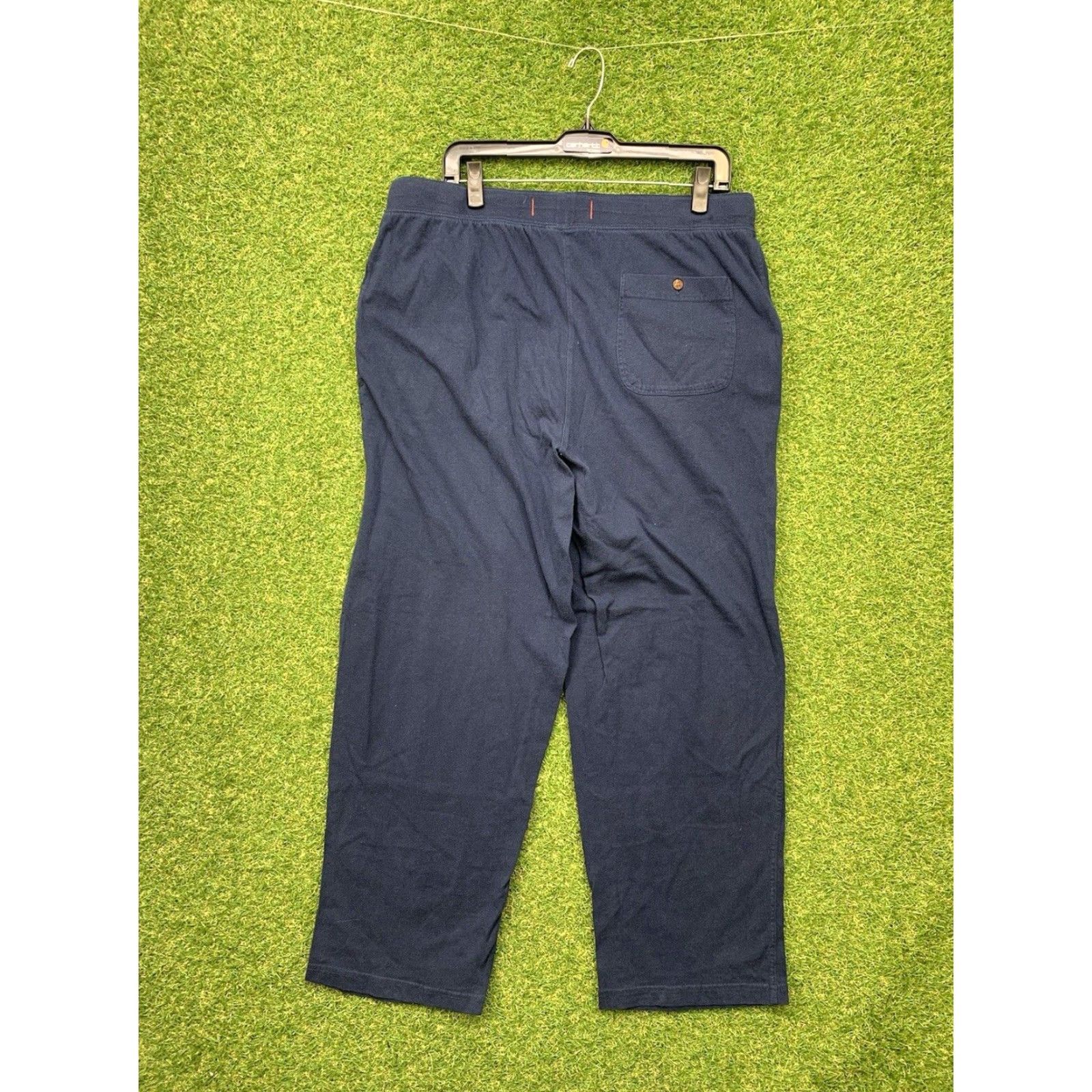 Tommy Bahama Tommy Bahama Sweatpants Mens Large Blue Drawstring Jogger Loungewear Stretch Size US 33 - 2 Thumbnail