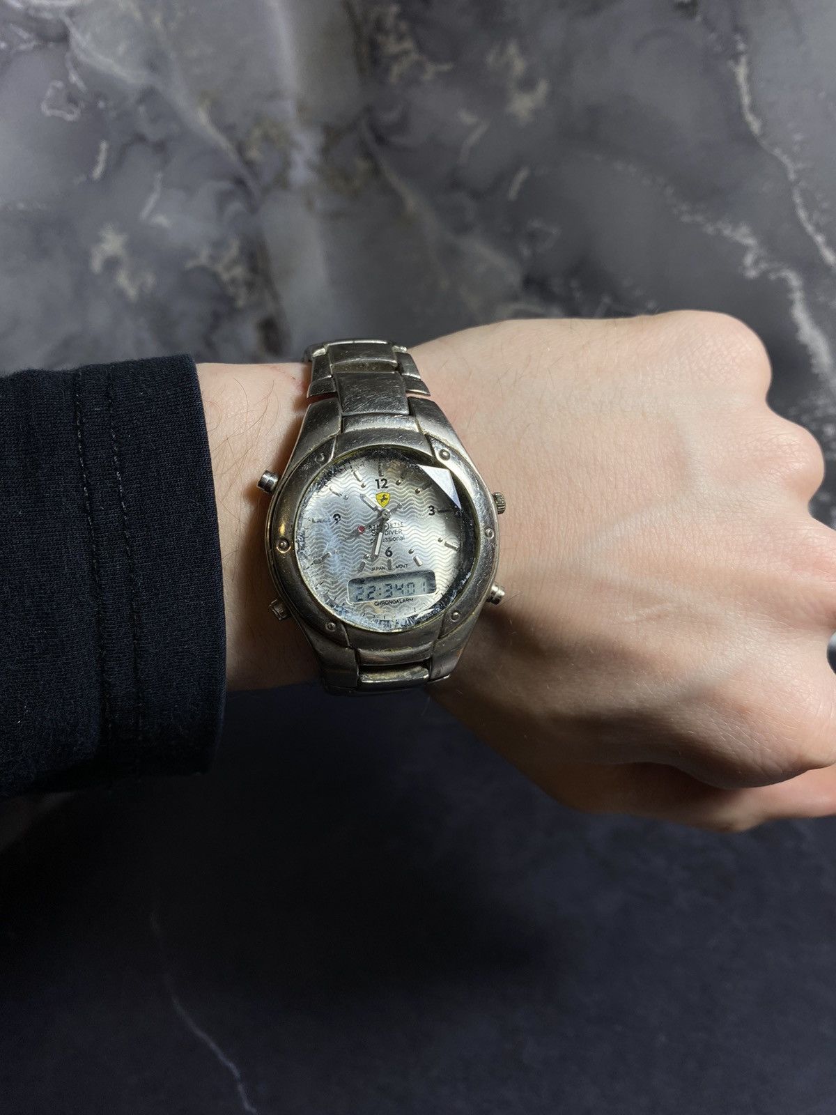 Japanese Brand × Vintage Rare Japanese sports watch with chronograph Size ONE SIZE - 5 Thumbnail