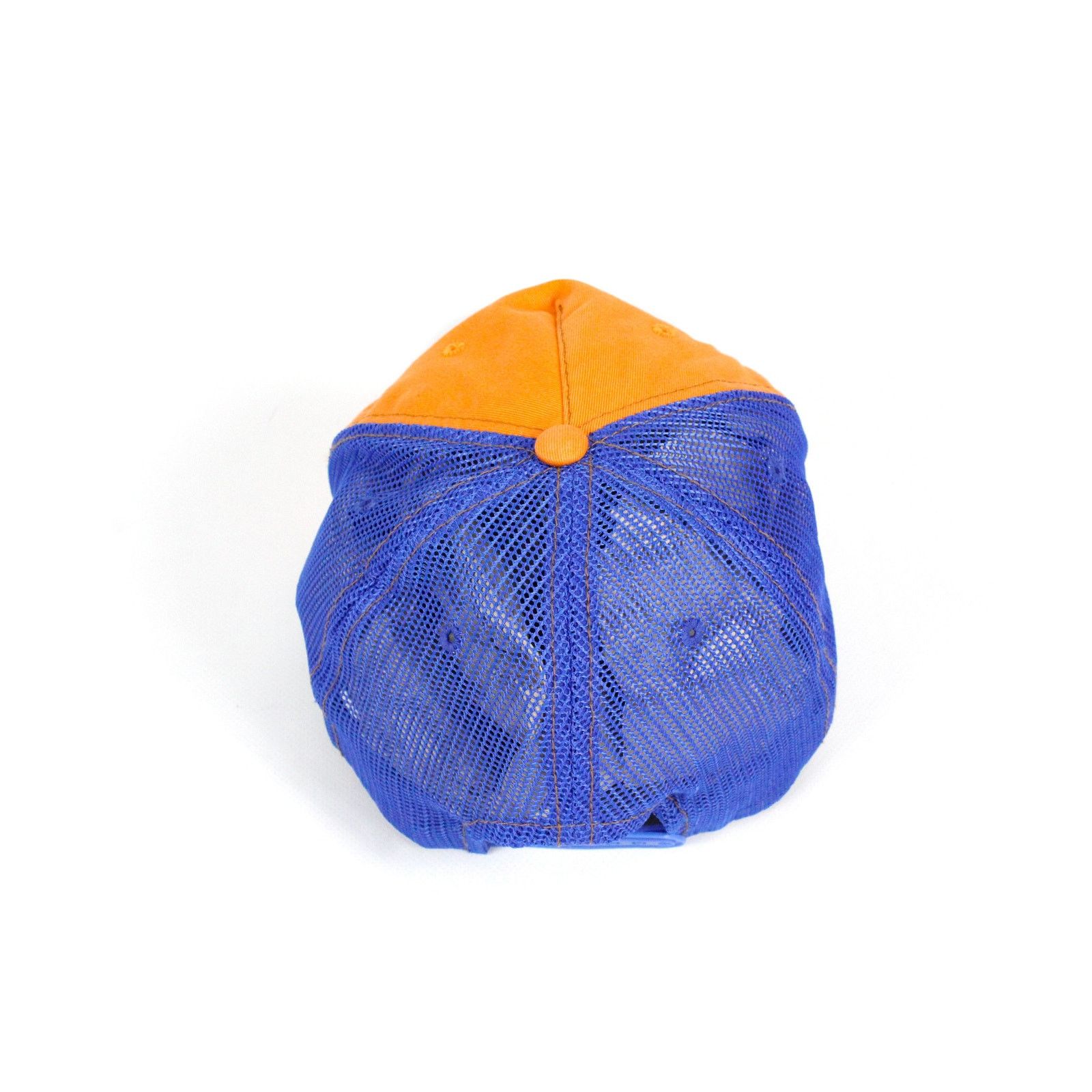 Von Dutch Von Dutch Logo Y2K Orange Blue Trucker Cap Hat 00s Size ONE SIZE - 3 Thumbnail