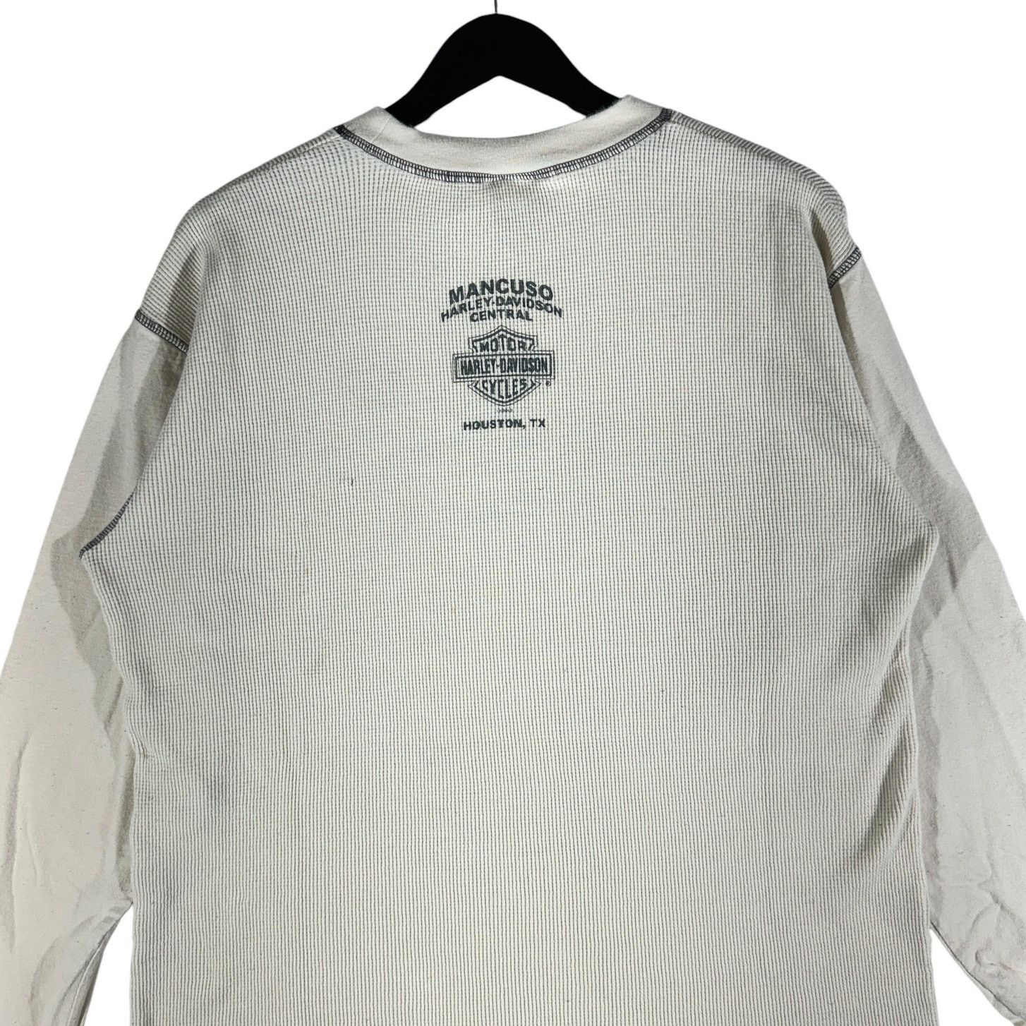 Harley Davidson Vintage Harley Davidson Mancuso, TX Thermal Long Sleeve Size US L / EU 52-54 / 3 - 6 Thumbnail