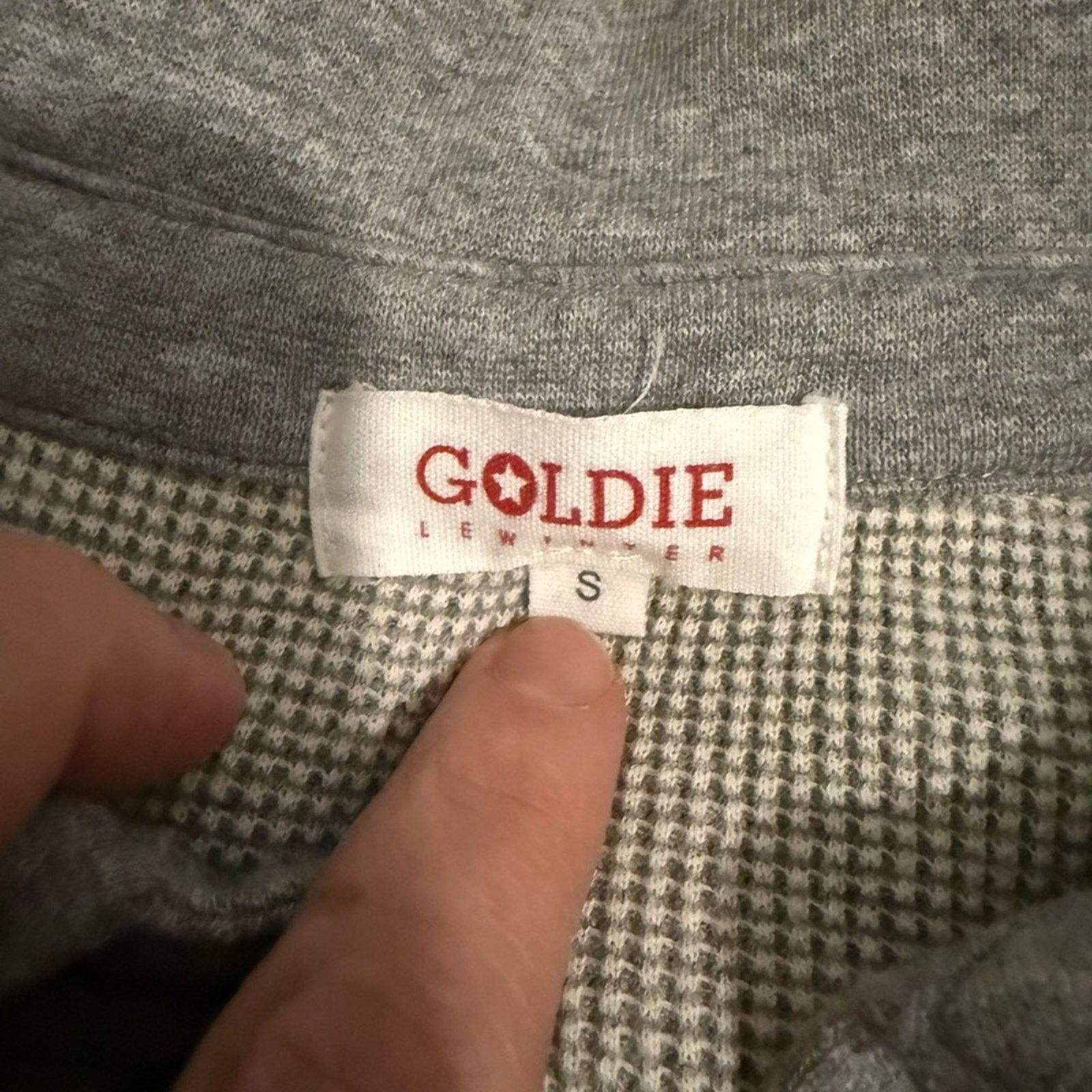 Other Goldie Lewinter Waffle Collared Cardigan - S - $175 Size S / US 4 / IT 40 - 4 Thumbnail
